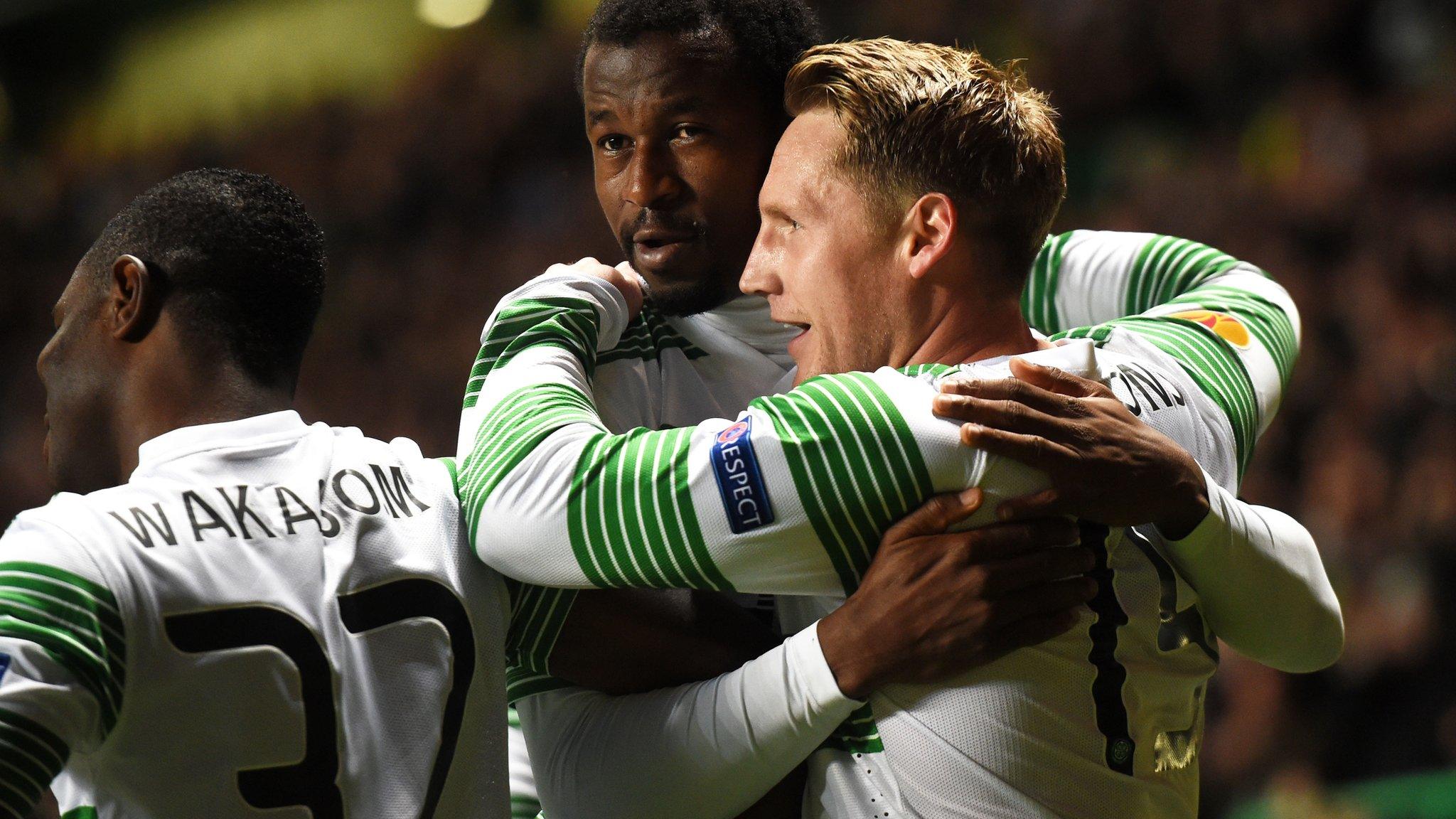 Celtic celebrate Kris Commons' early strike