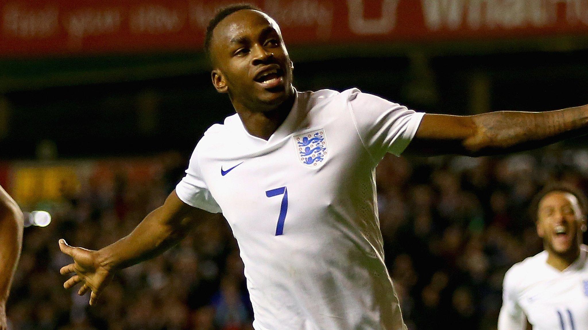 West Brom striker Saido Berahino scored a late penalty as England's Under-21s beat Croatia in their Euro 2015 play-off first leg