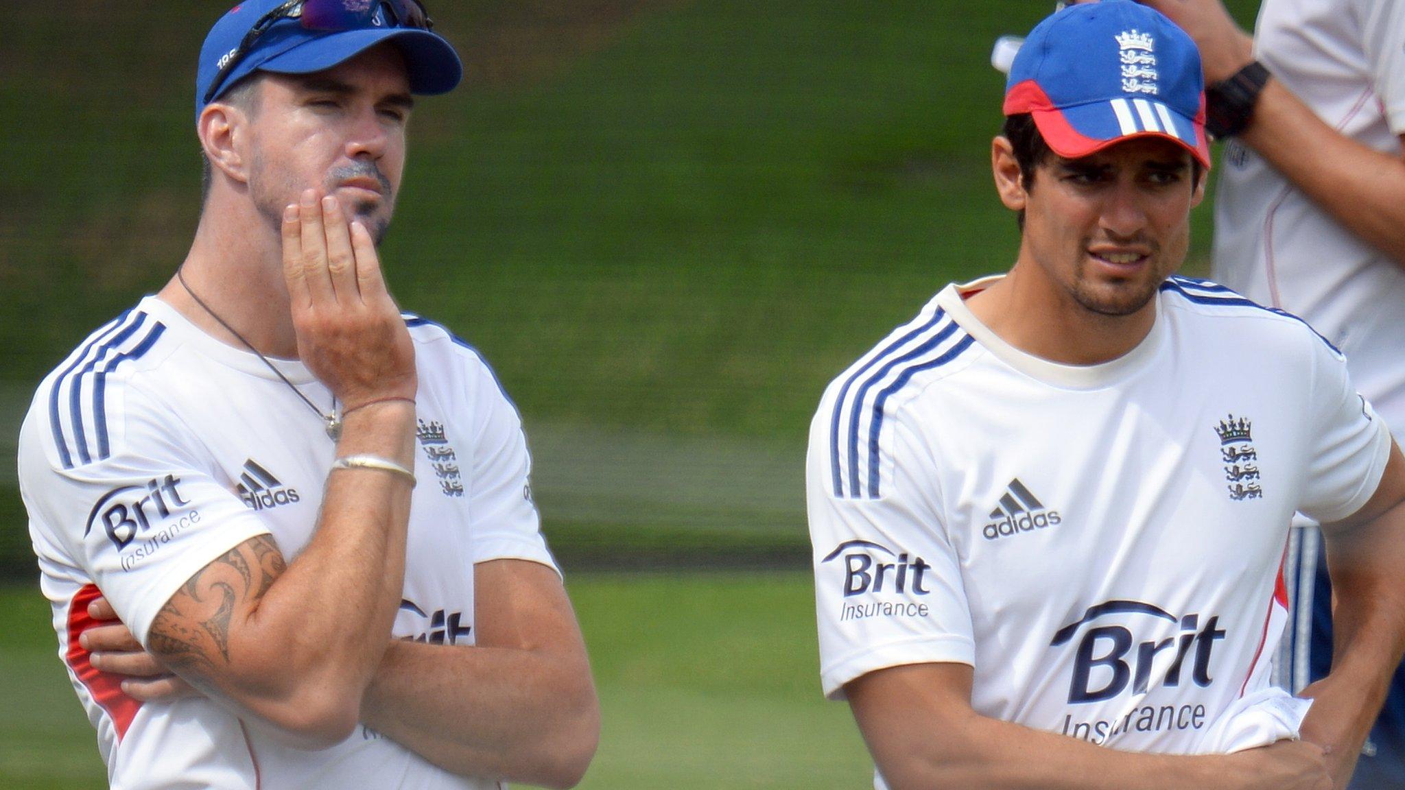 Kevin Pietersen and Alastair Cook