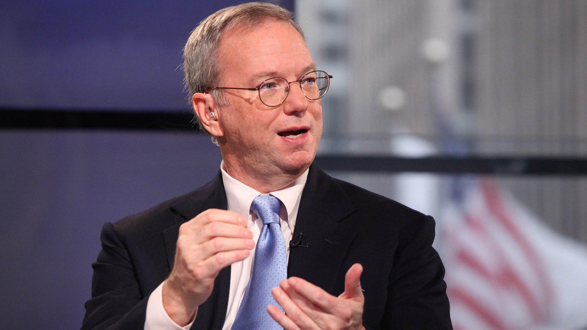 Google chairman Eric Schmidt