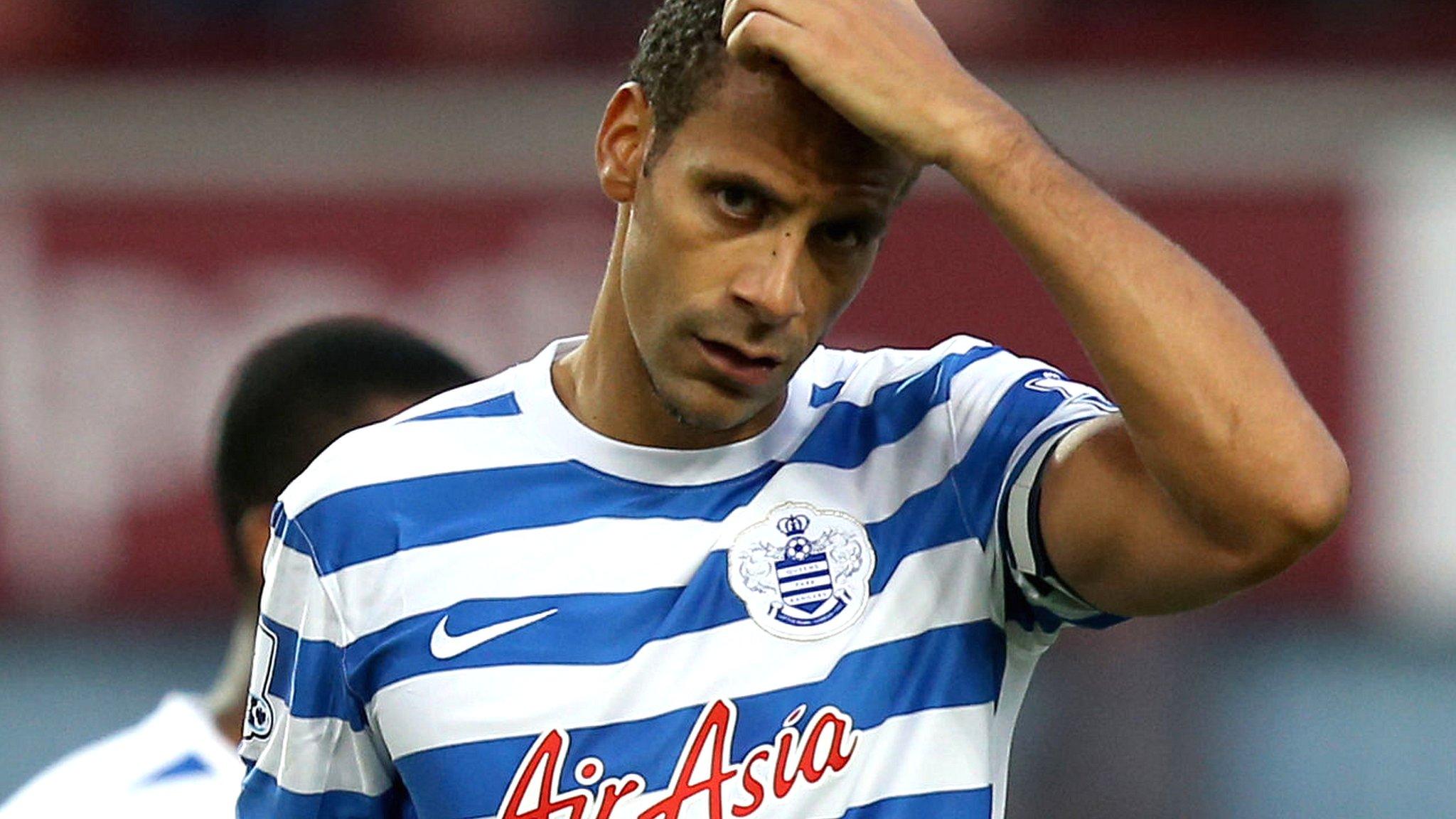 QPR defender Rio Ferdinand