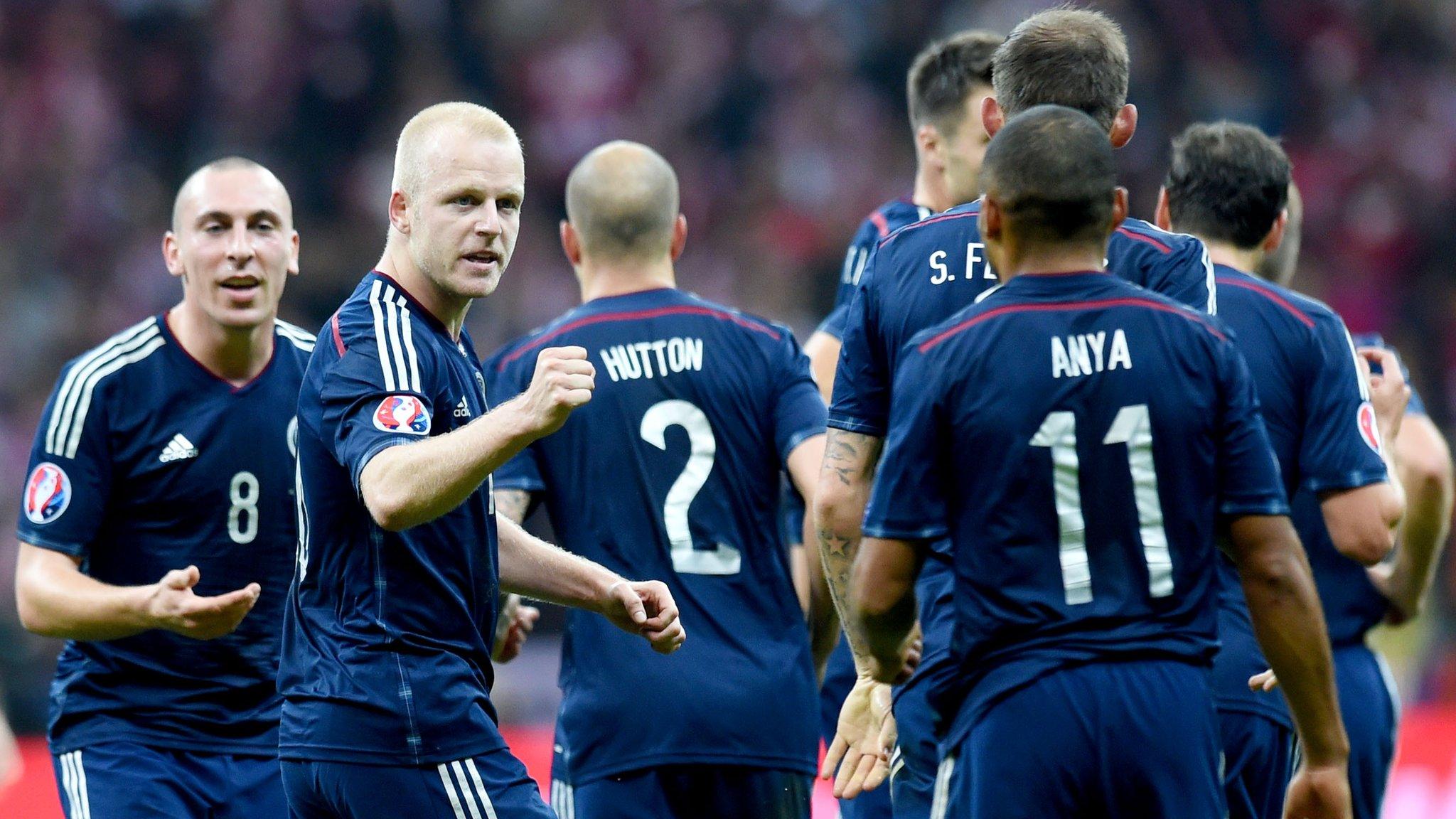 Scotland drew 2-2 in Poland