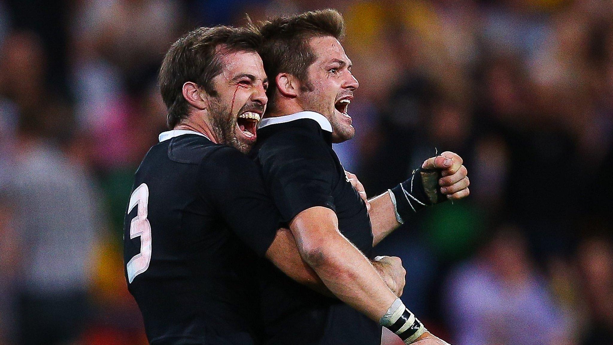 Conrad Smith & Richie McCaw celebrate