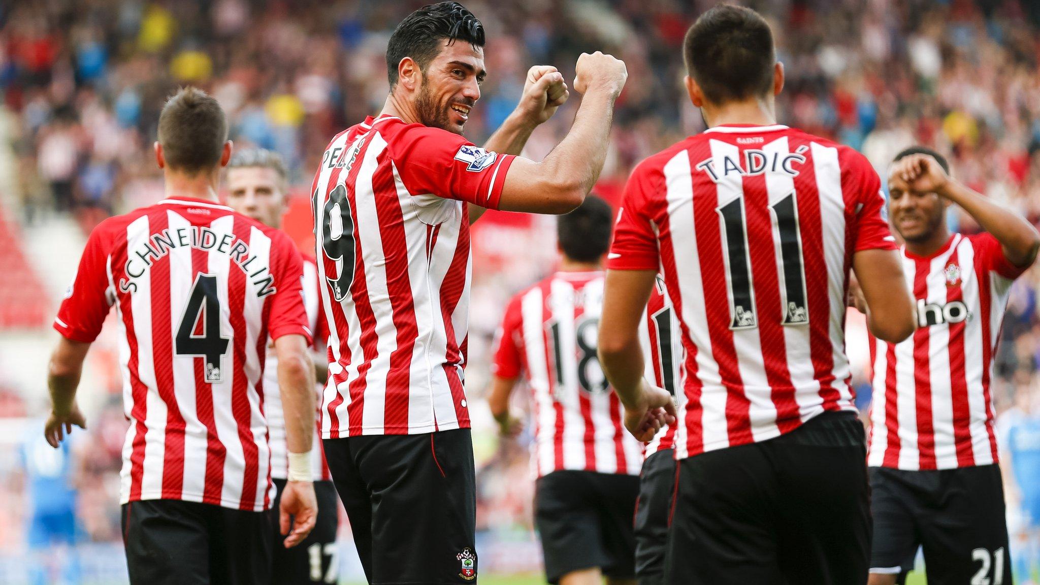 Graziano Pelle celebrates