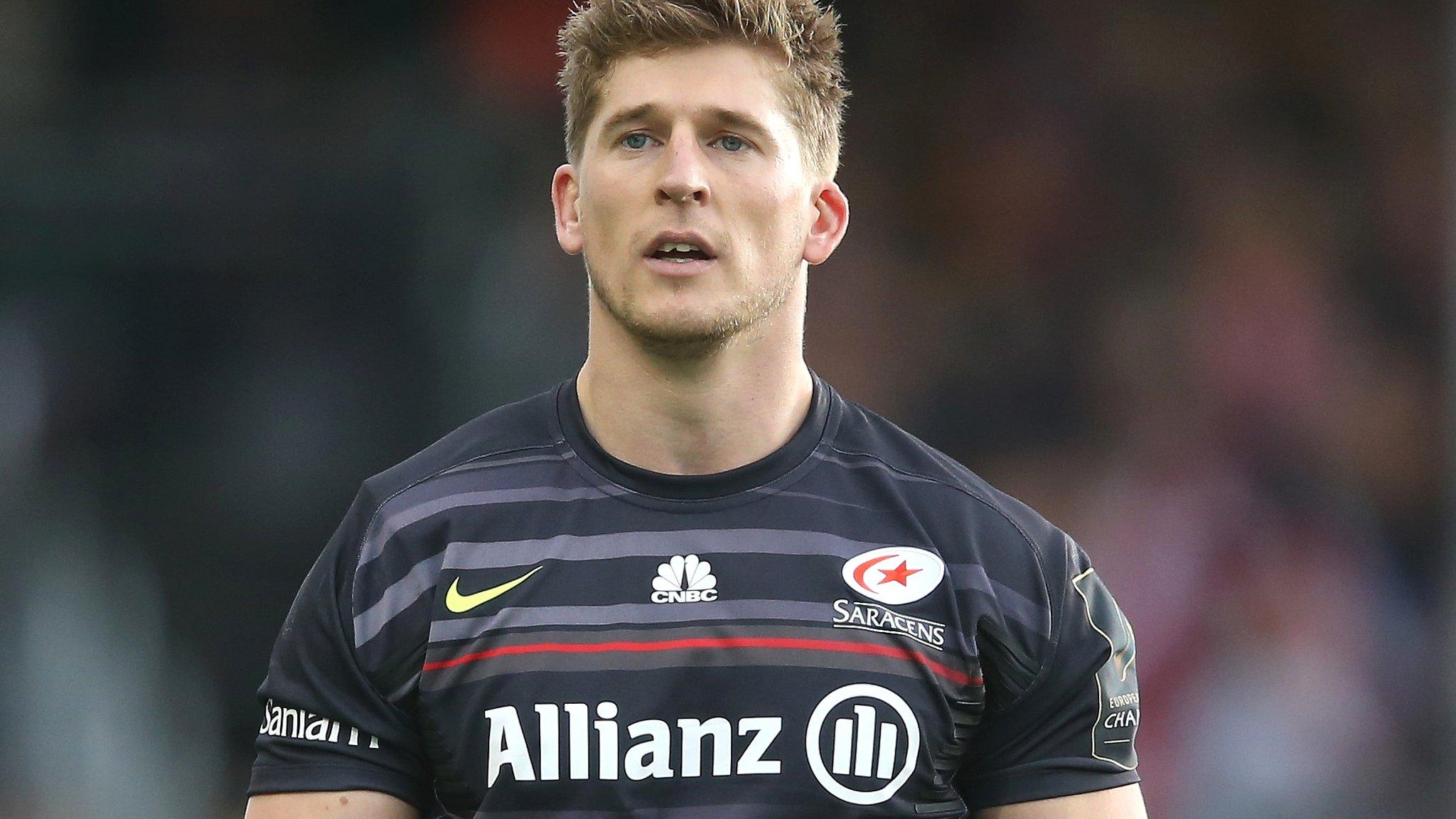 Saracens wing David Strettle