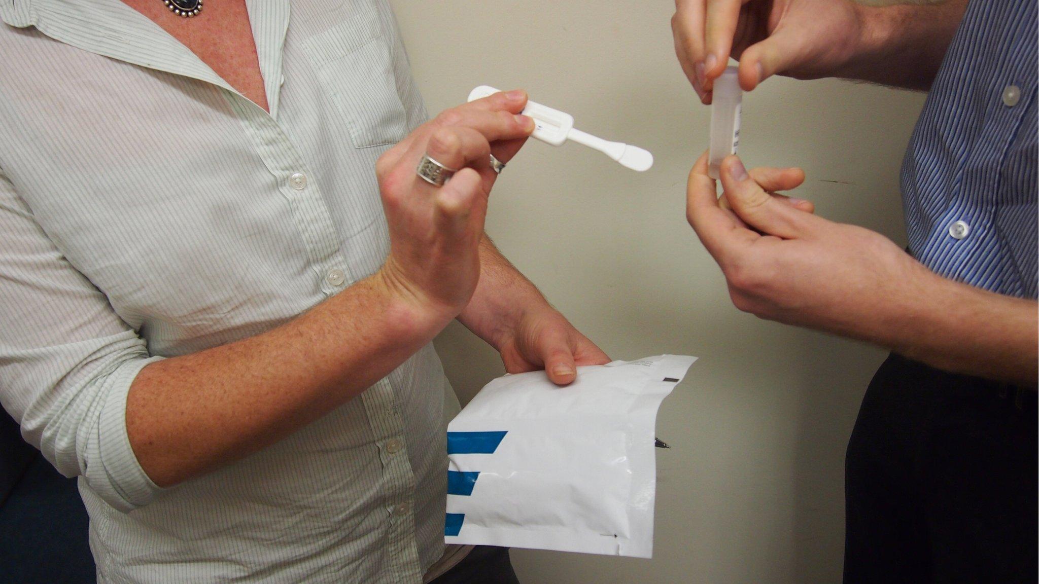 Oral HIV test