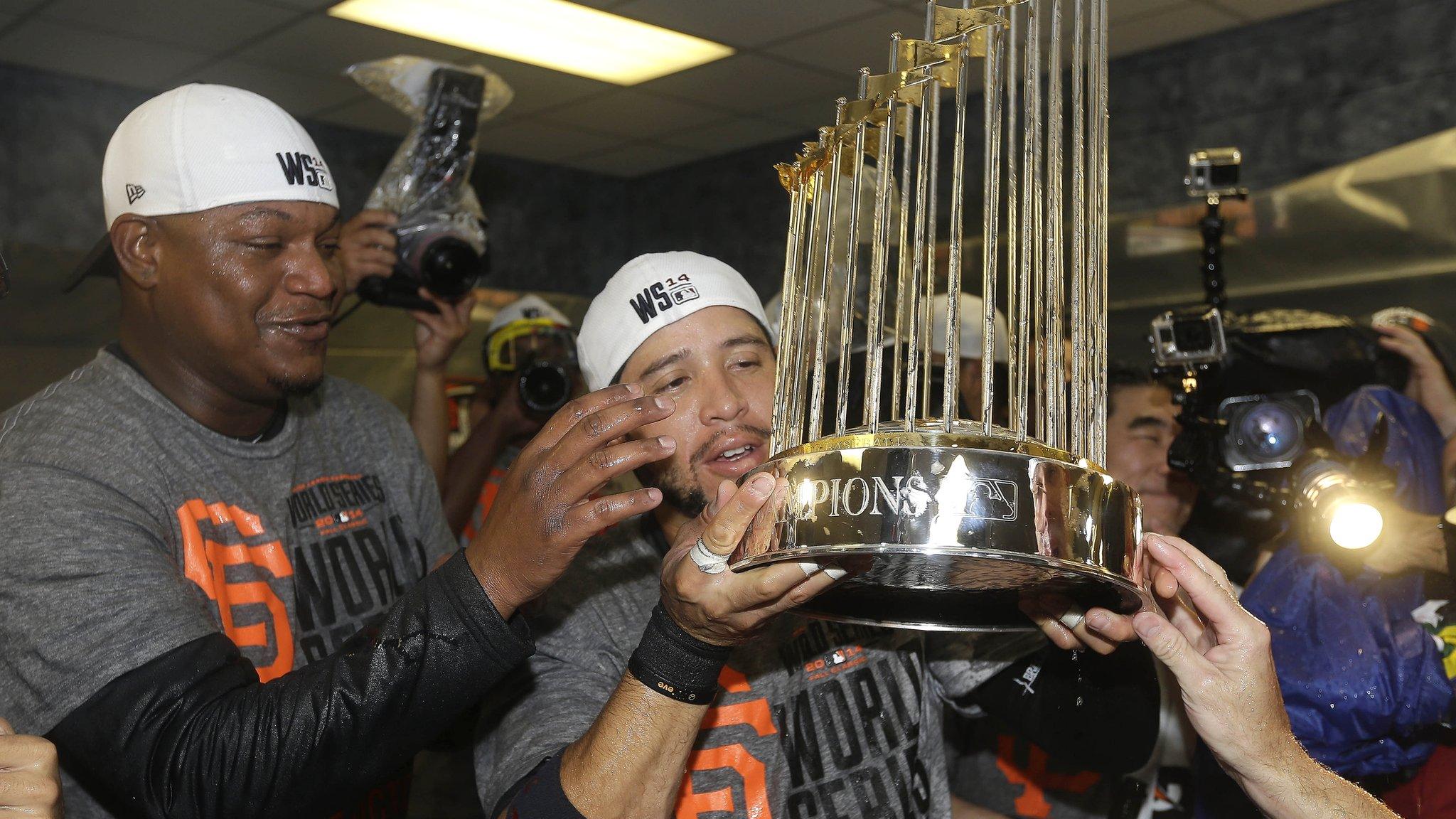 San Francisco Giants celebrate their World Series triumph