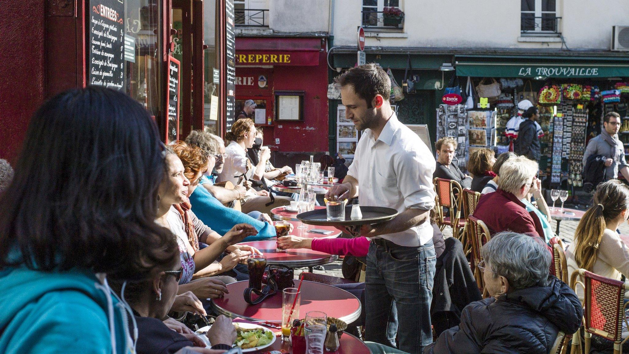 Waiter in Paris