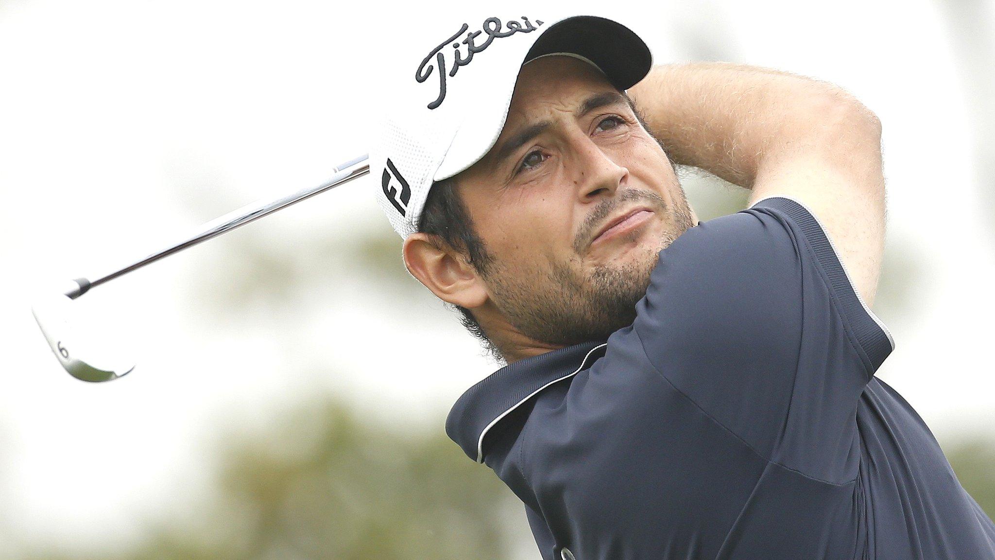 Alexander Levy in third-round action at the BMW Masters in Shanghai