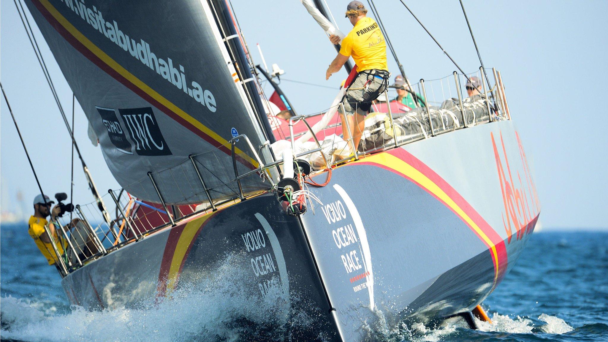 Abu Dhabi Ocean Race moved into the Volvo Ocean Race lead on Saturday