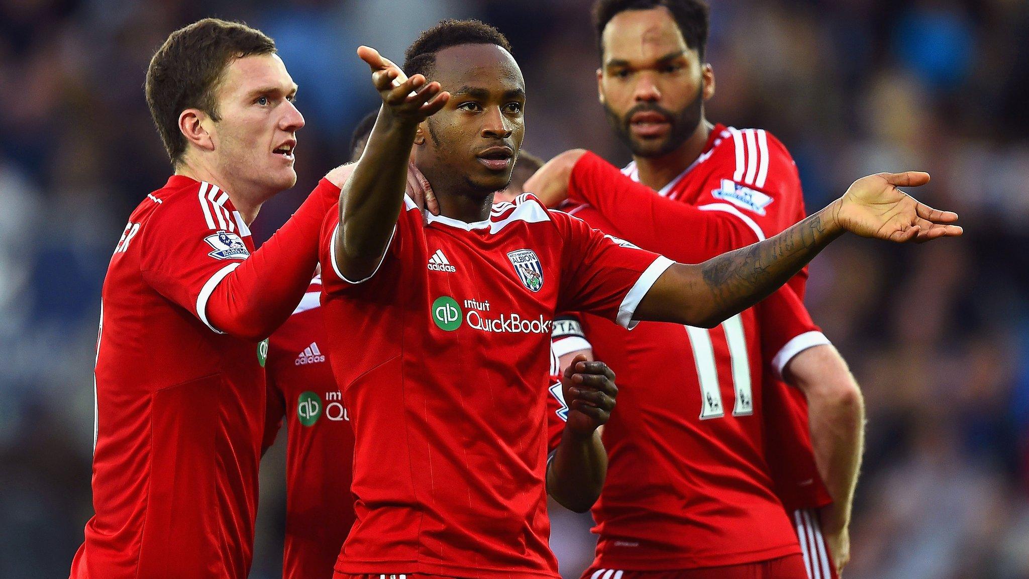 Saido Berahino celebrates