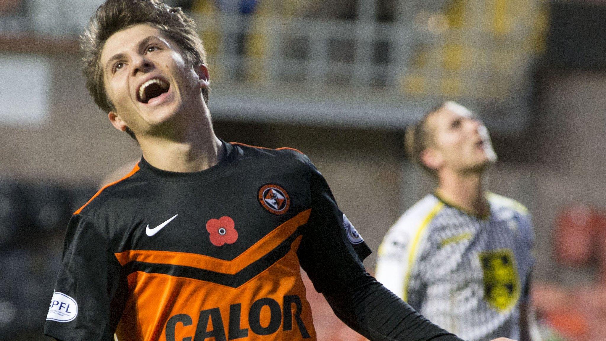 Charlie Telfer was on target for Dundee United