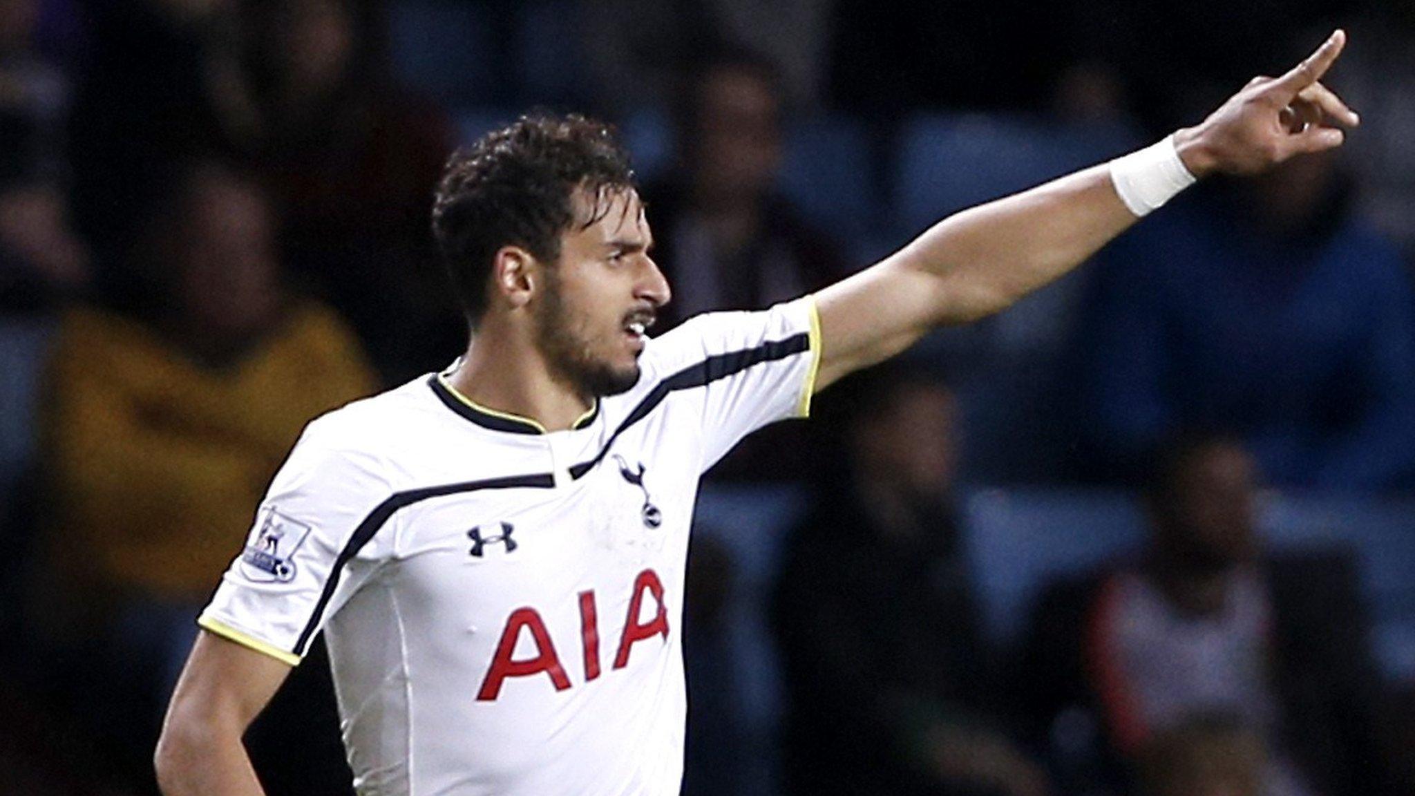 Tottenham's Nacer Chadli celebrates