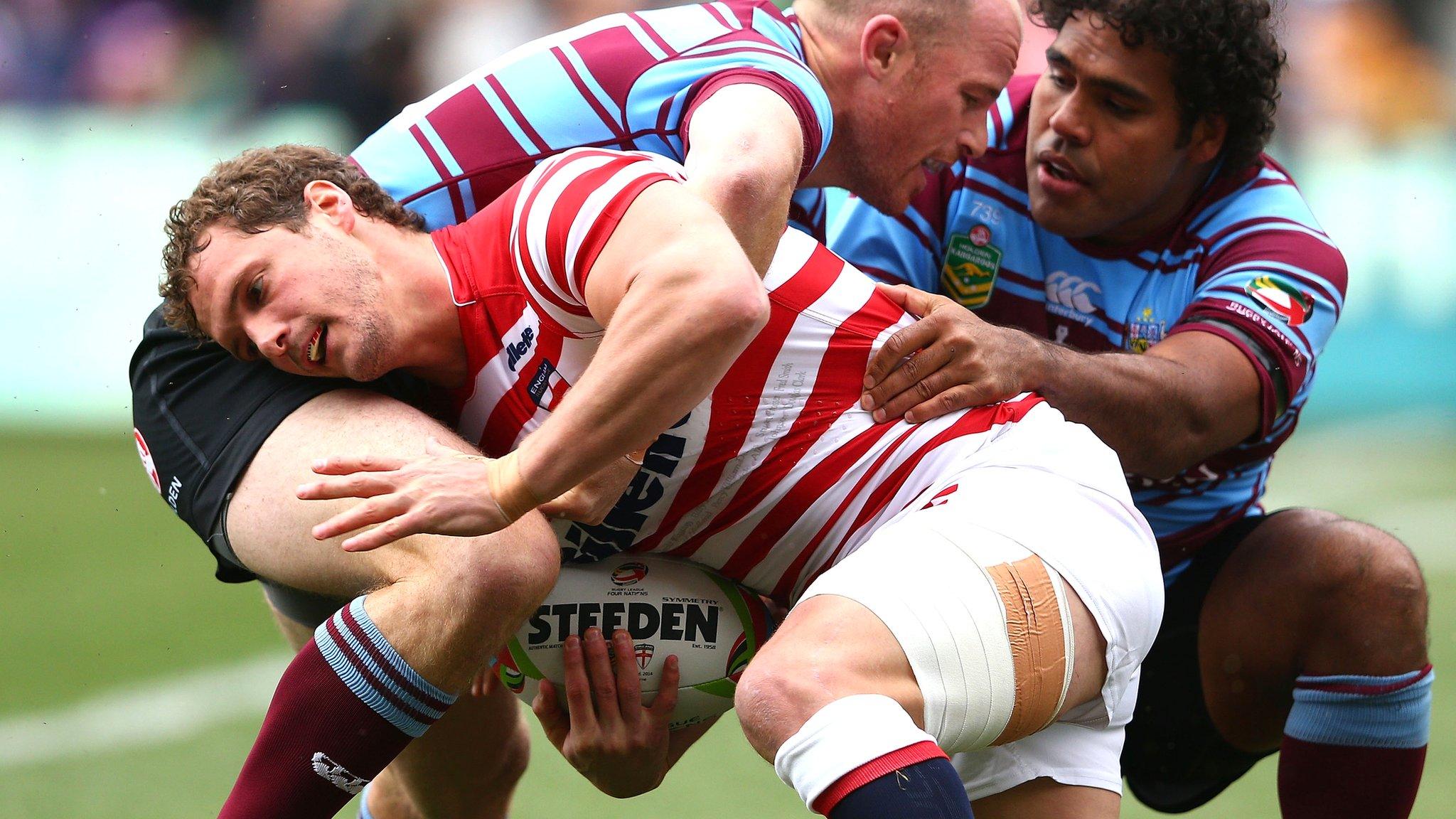 Sean O'Loughlin in action against Australia