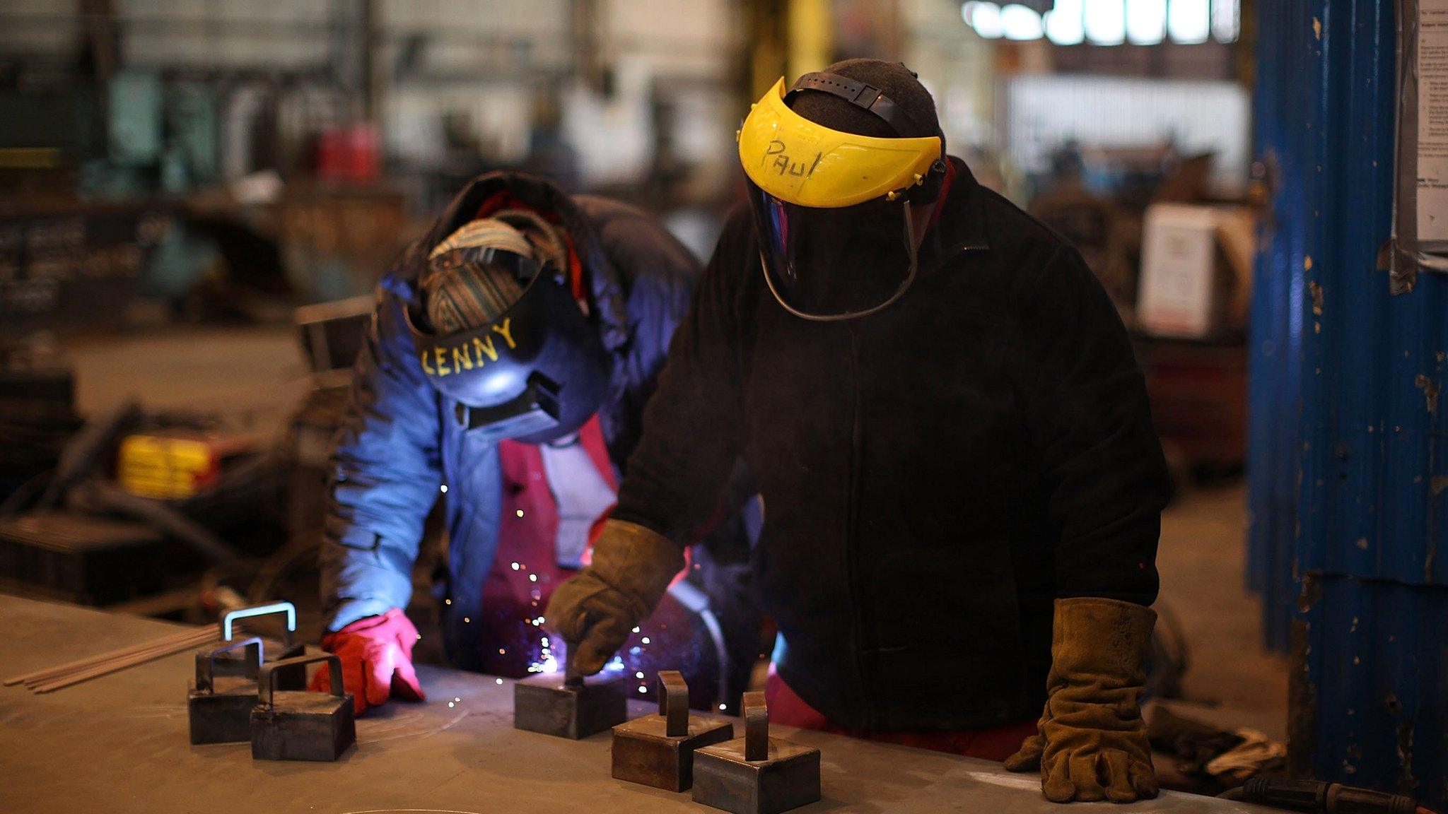 Shipyard workers