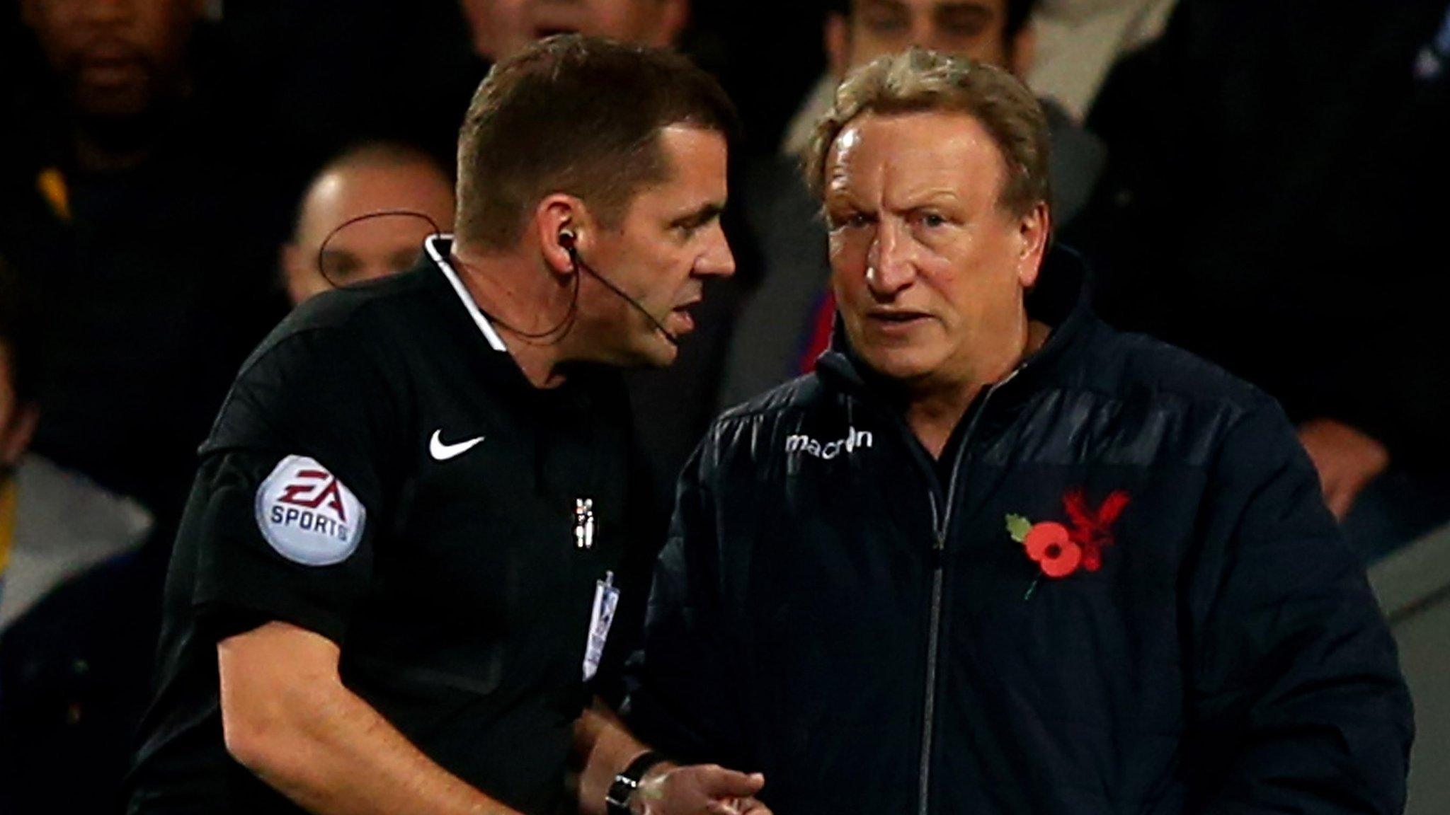 Neil Warnock angered after decisions go against his side in defeat to Sunderland.