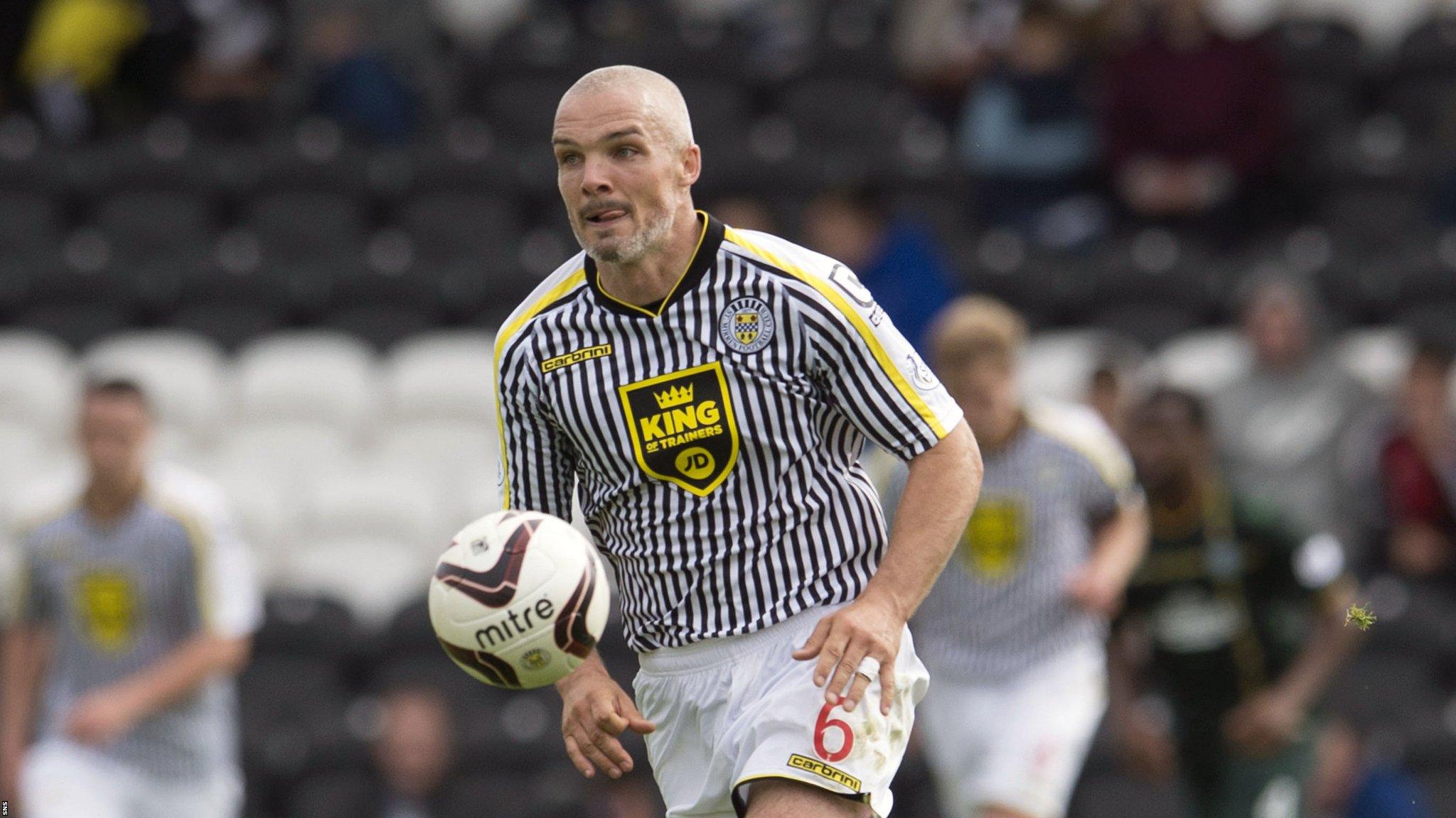 St Mirren player-coach Jim Goodwin