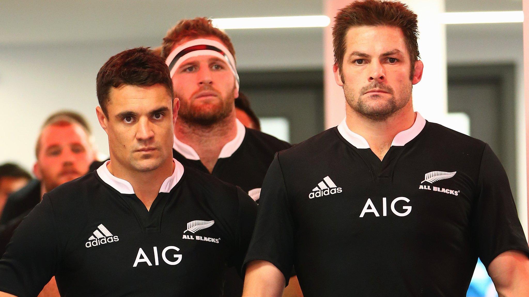 All Blacks Dan Carter, Kieran Read and Richie McCaw