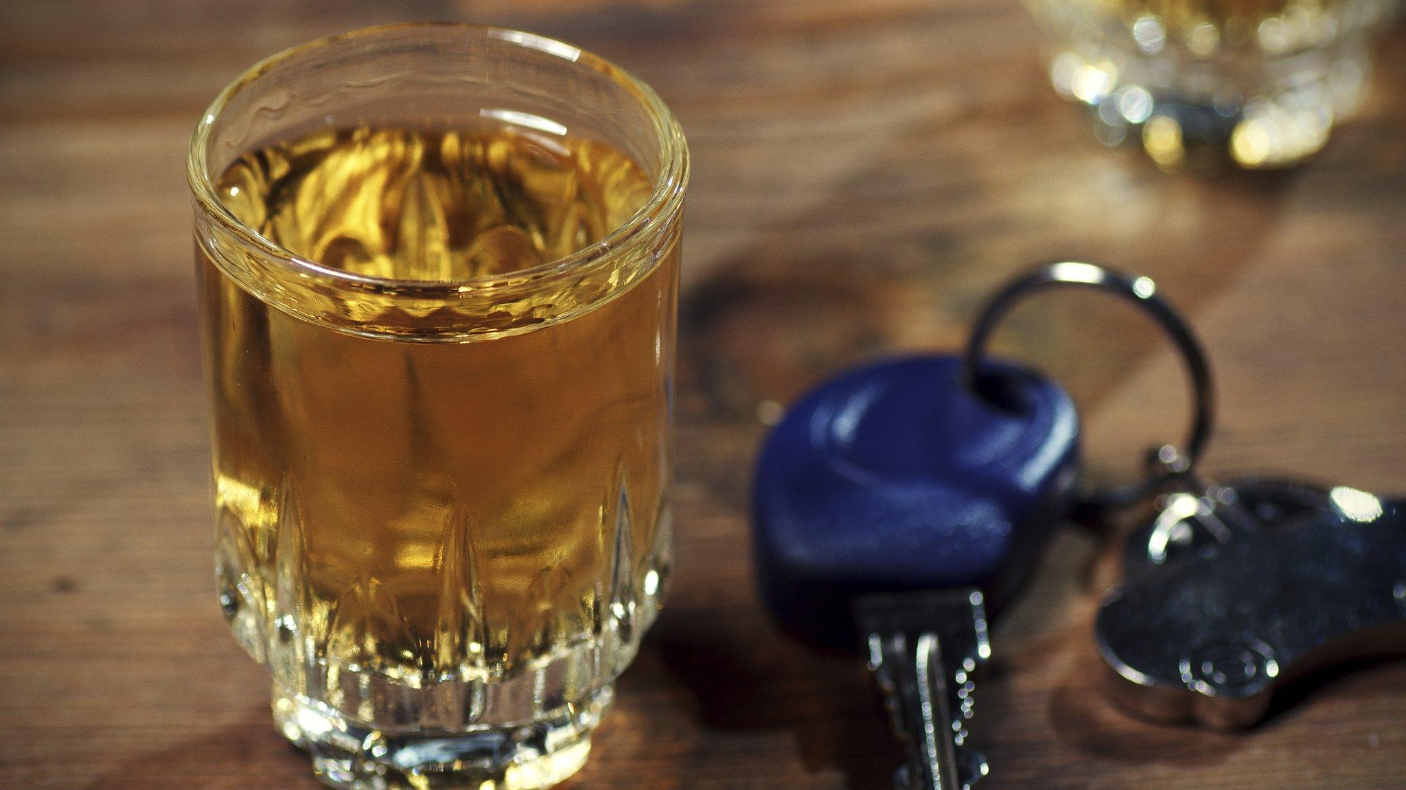 Drink and car keys