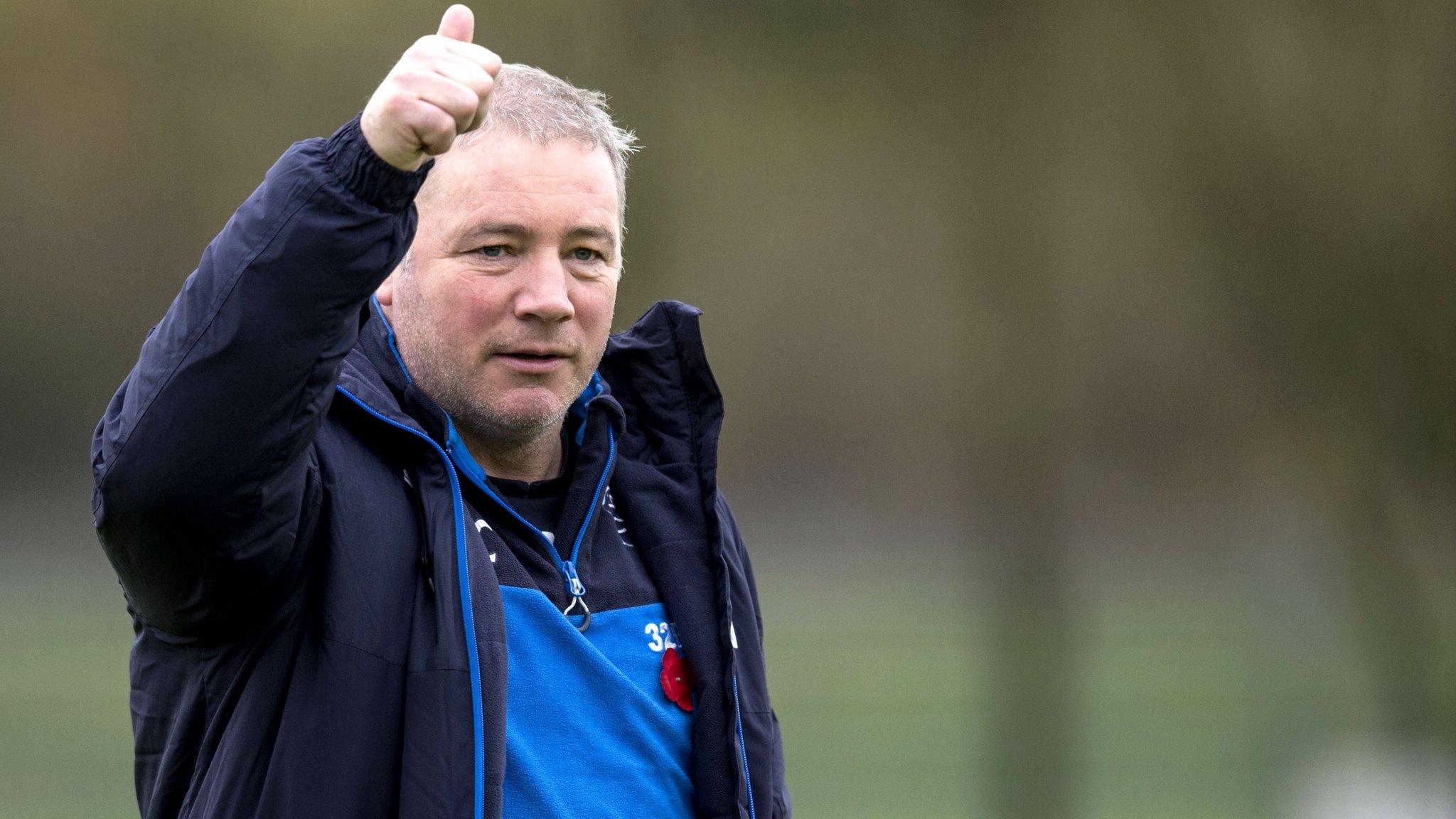 Rangers manager Ally McCoist