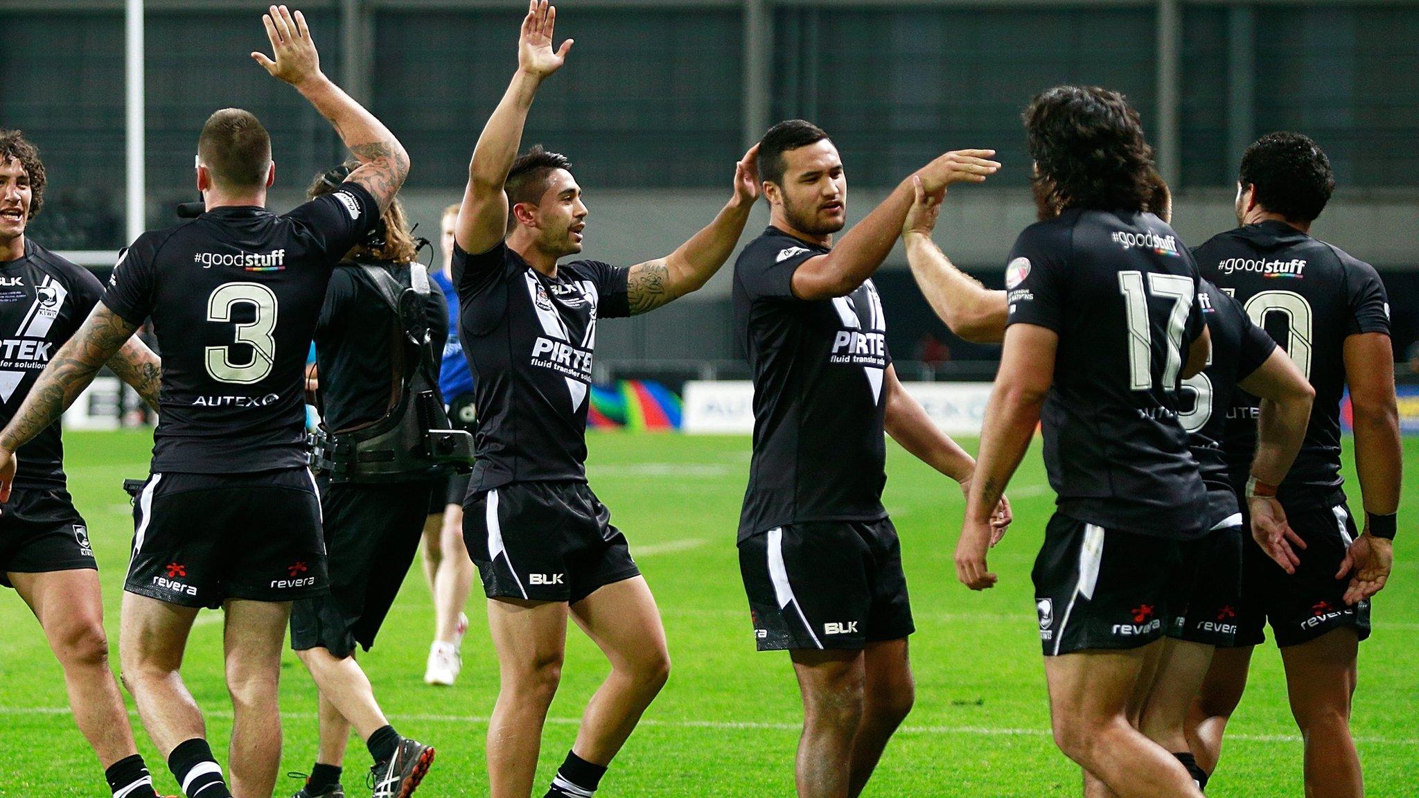 New Zealand celebrate