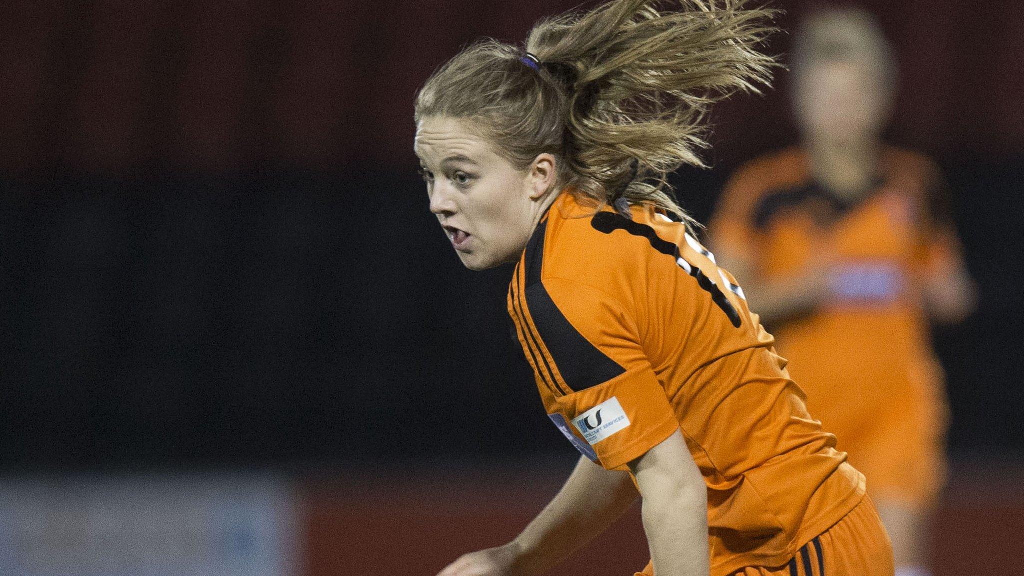 Fiona Brown was on target for Glasgow City in Switzerland