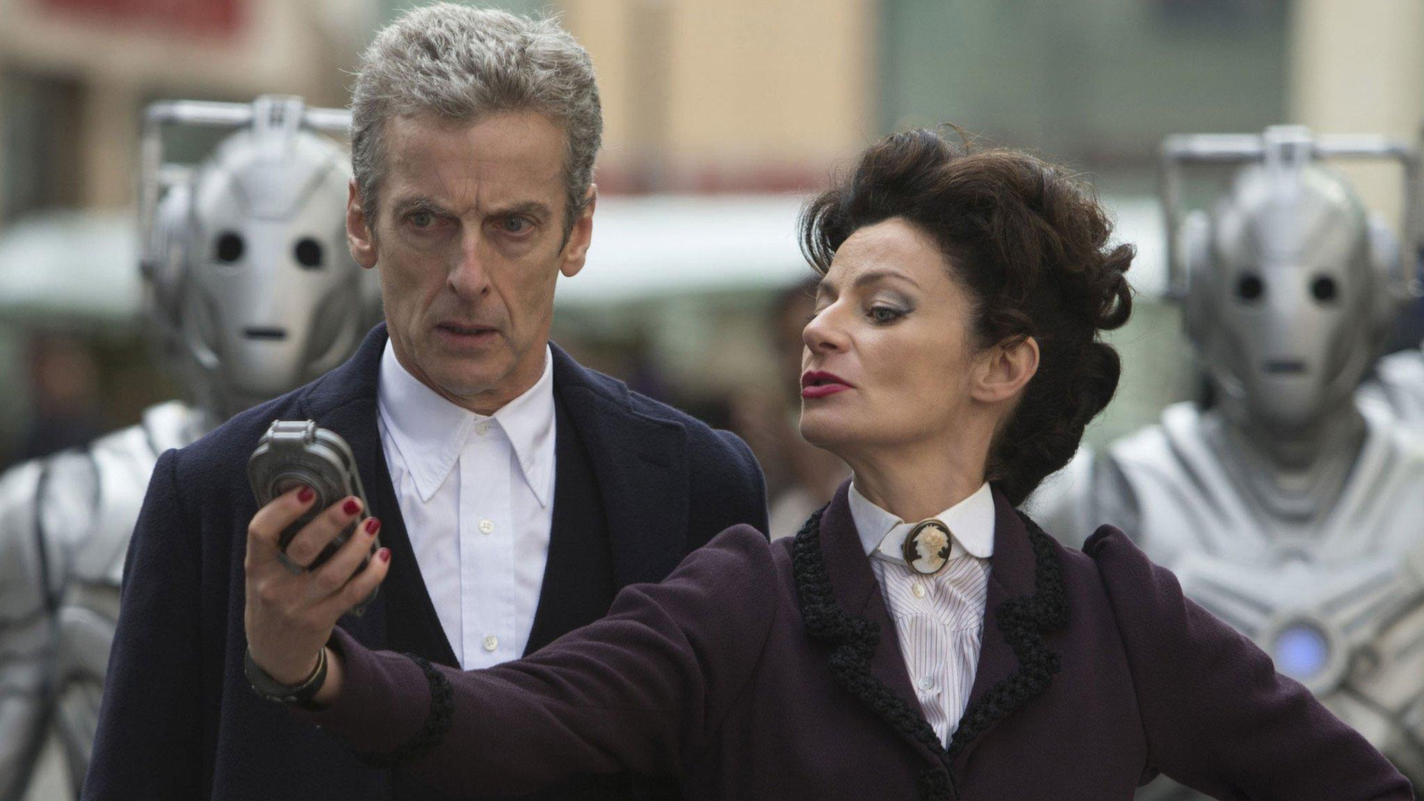 Peter Capaldi and Michelle Gomez in Doctor Who