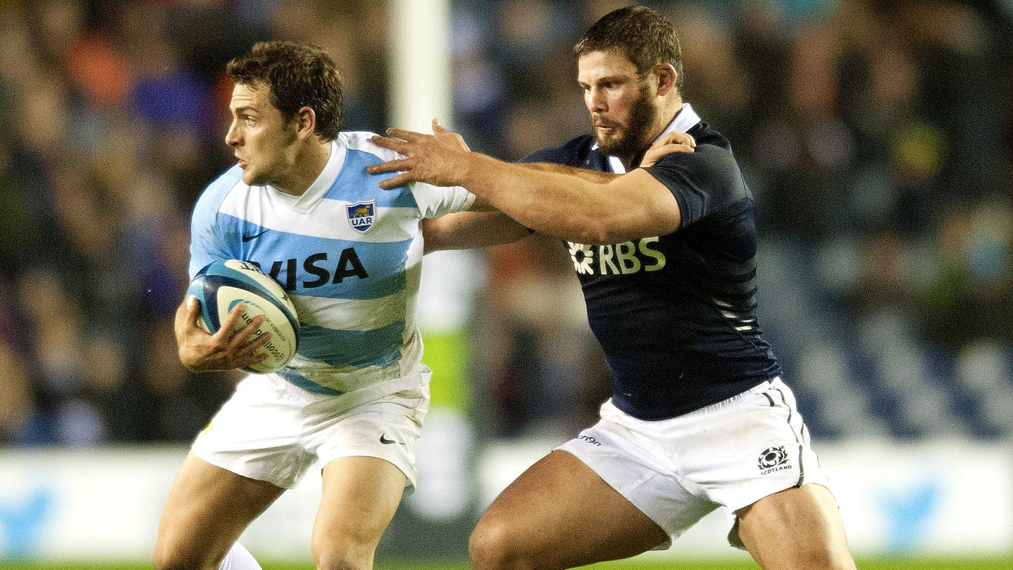 Ross Ford in action for Scotland against Argentina