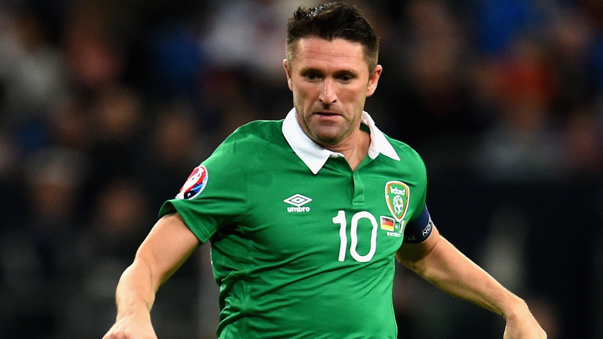 Republic of Ireland striker Robbie Keane