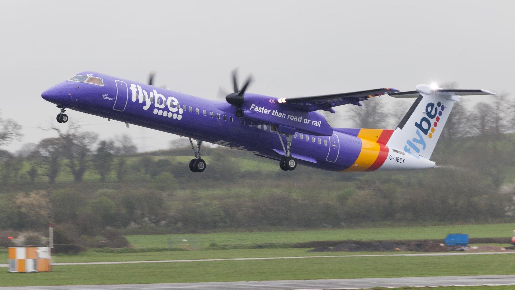 Flybe passenger plane