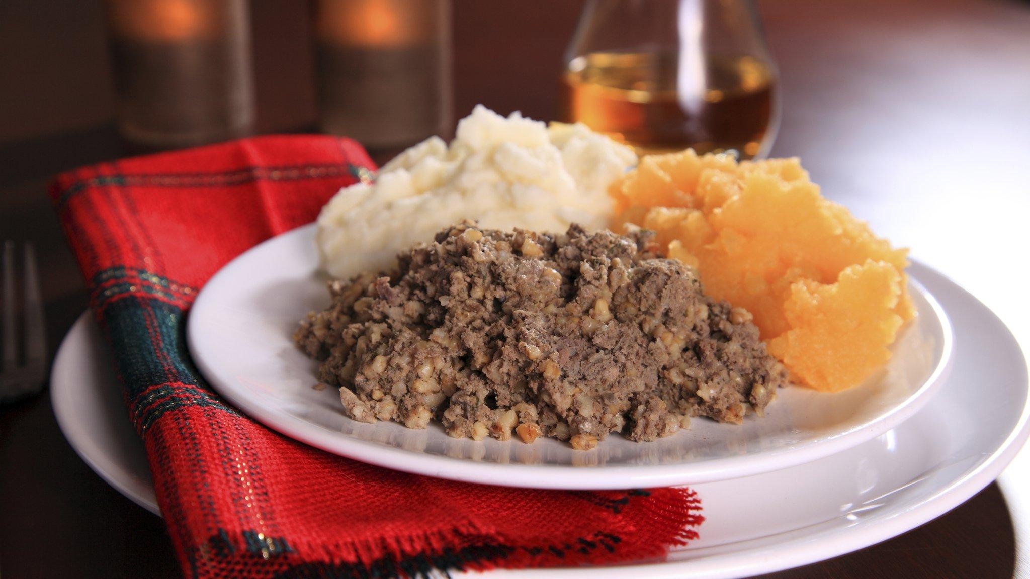 Plate of haggis