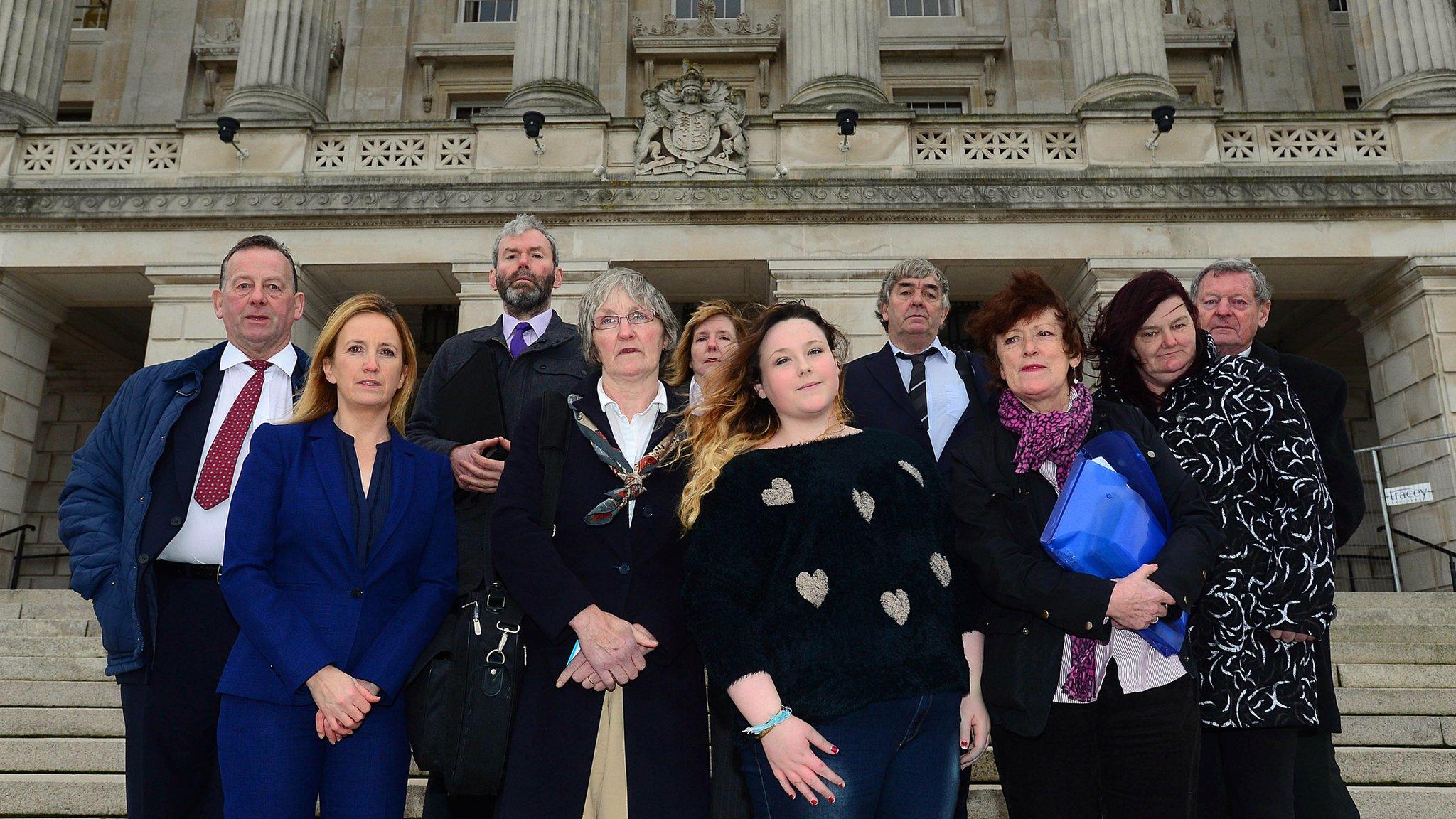 Delegation that travelled to Stormont