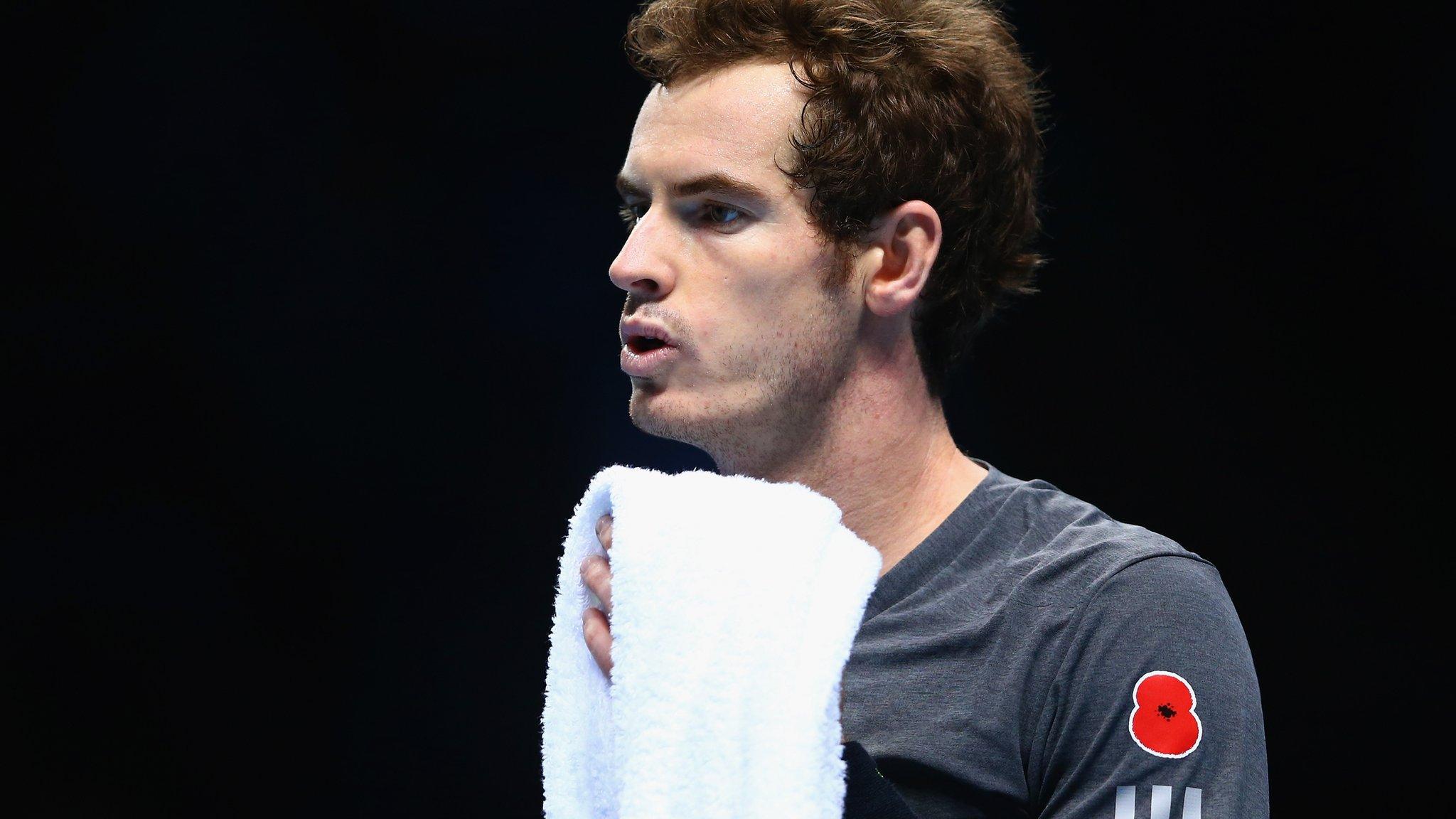 Andy Murray faces Roger Federer in the ATP World Tour Finals in London