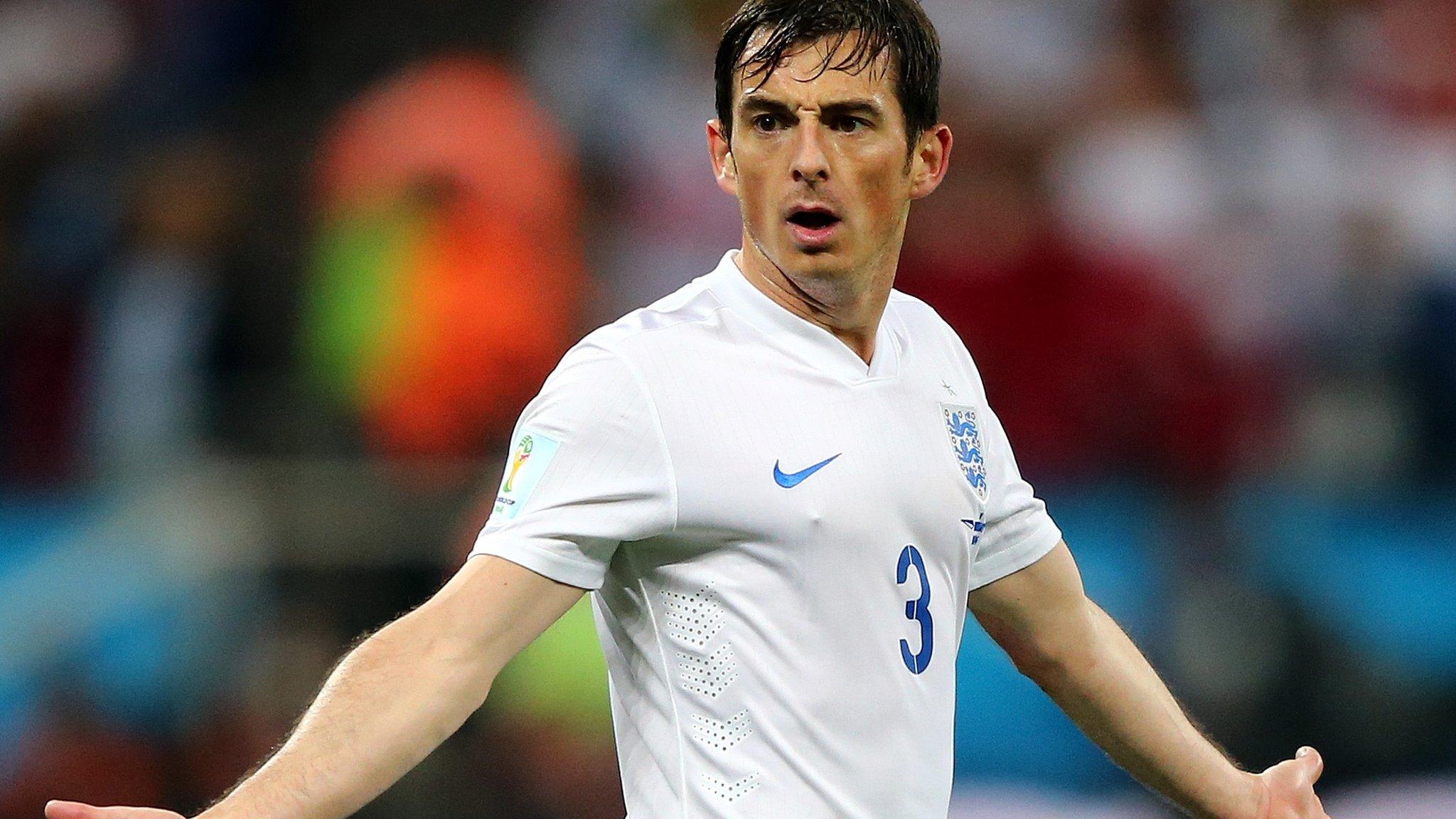 England defender Leighton Baines