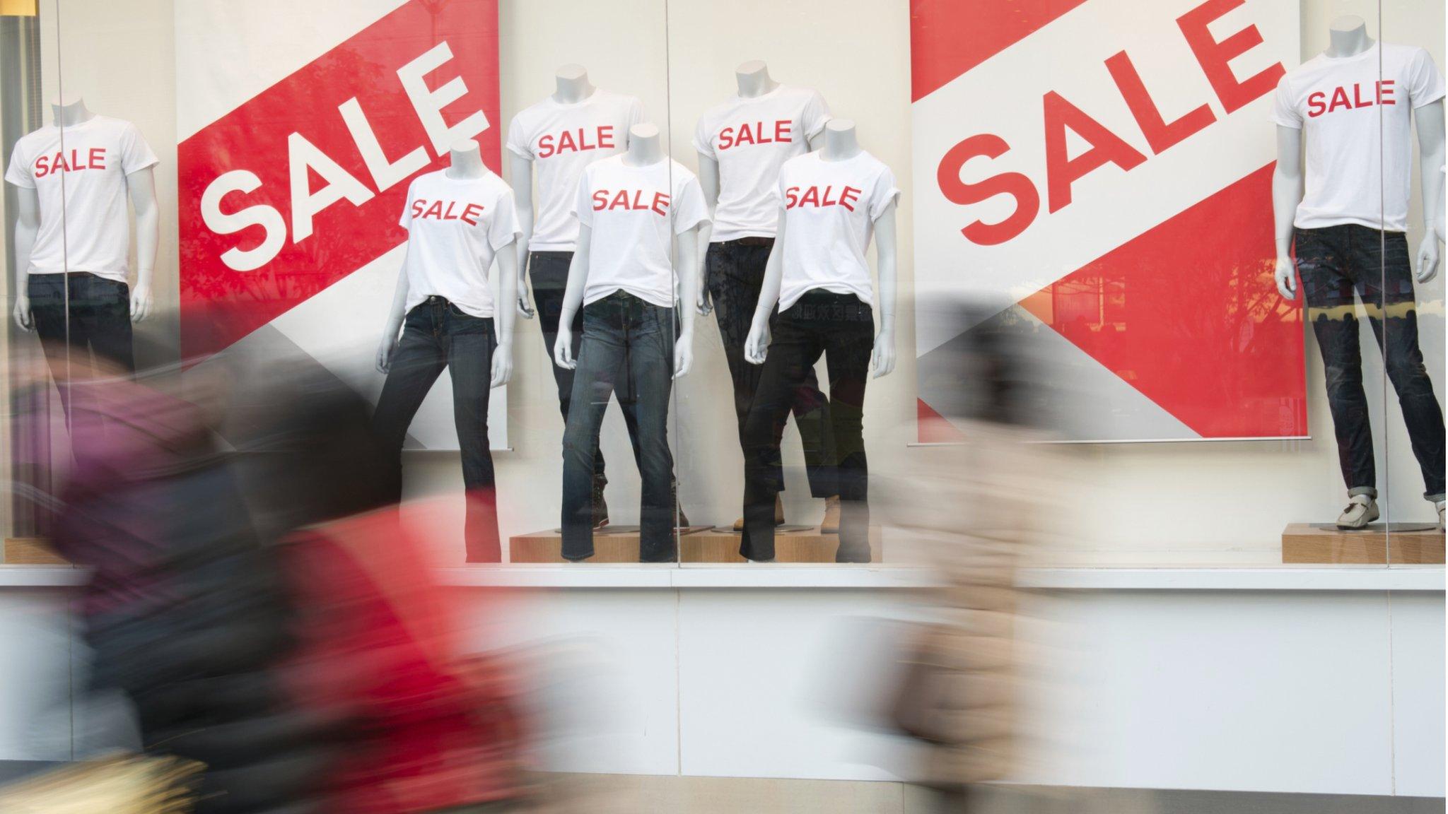 Shop sale signs