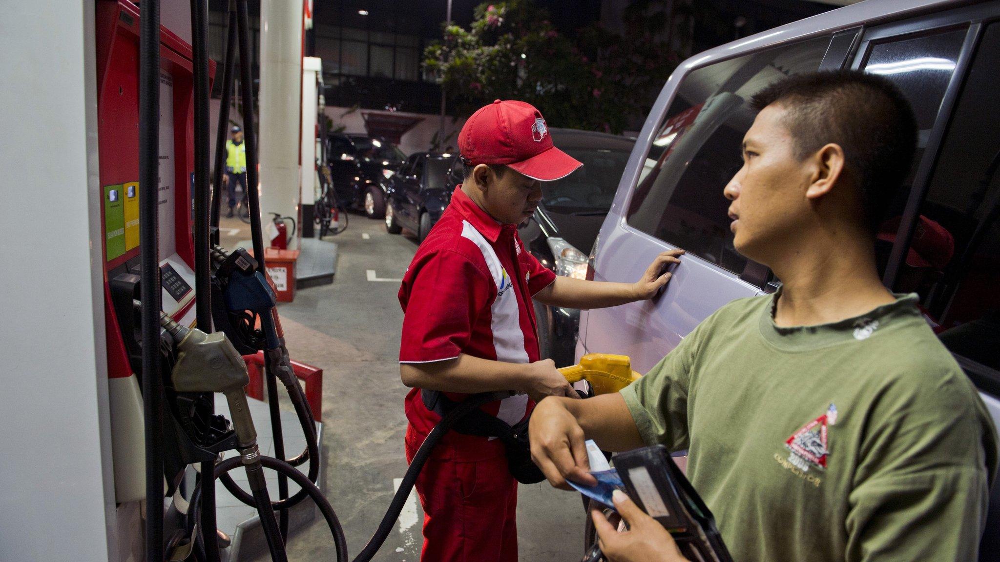 Jakarta petrol station