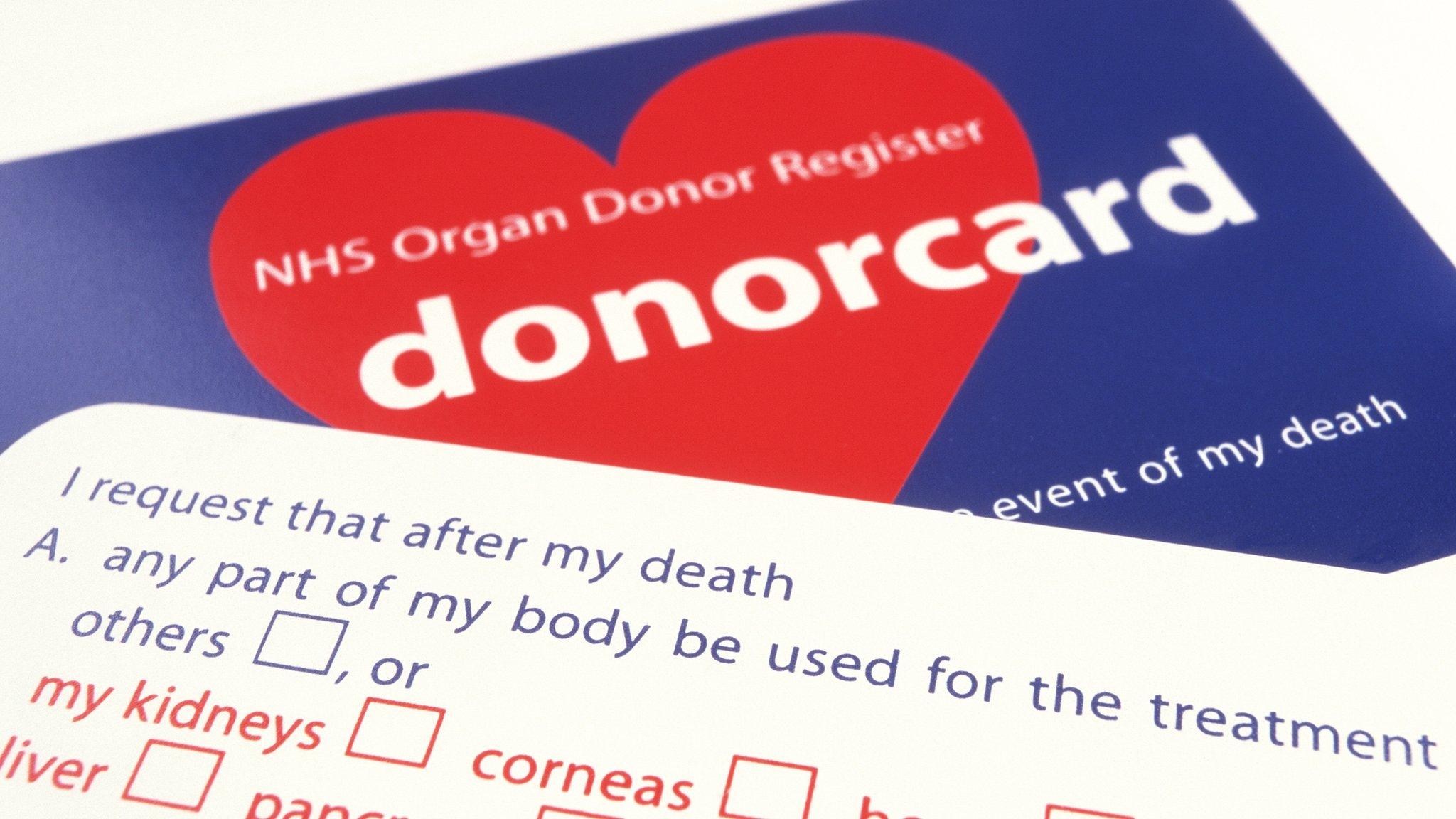 Donor card