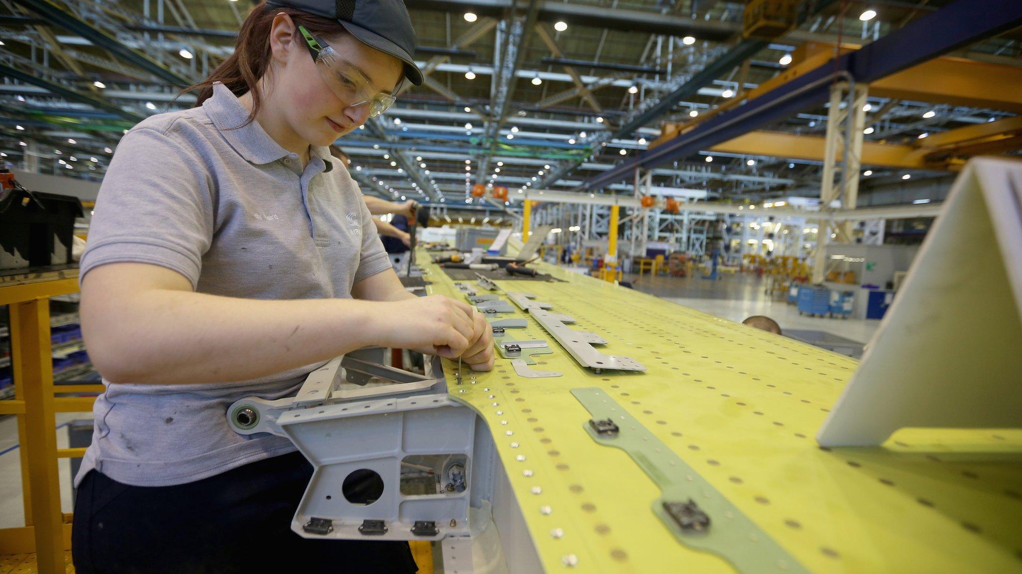 Factory worker in the UK