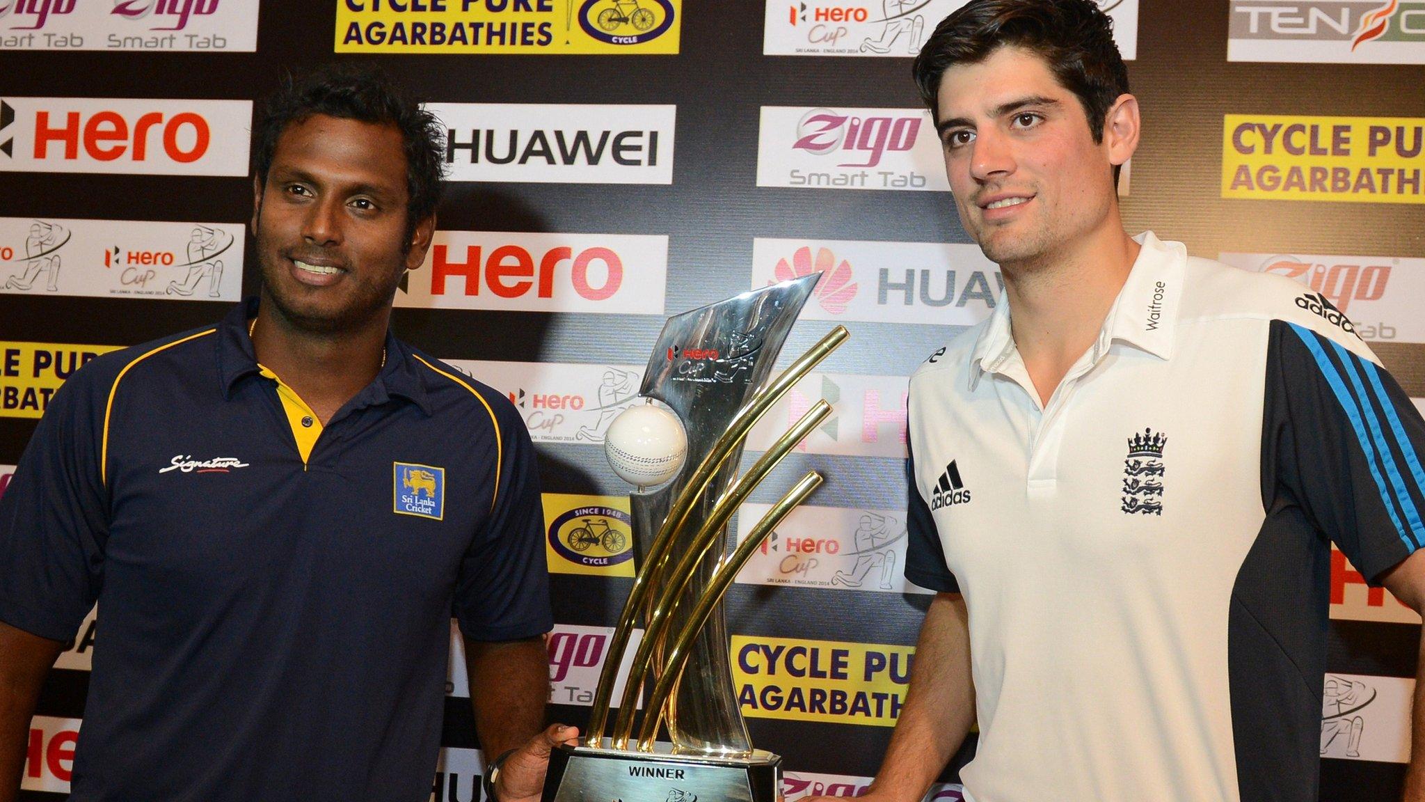 Angelo Mathews and Alastair Cook