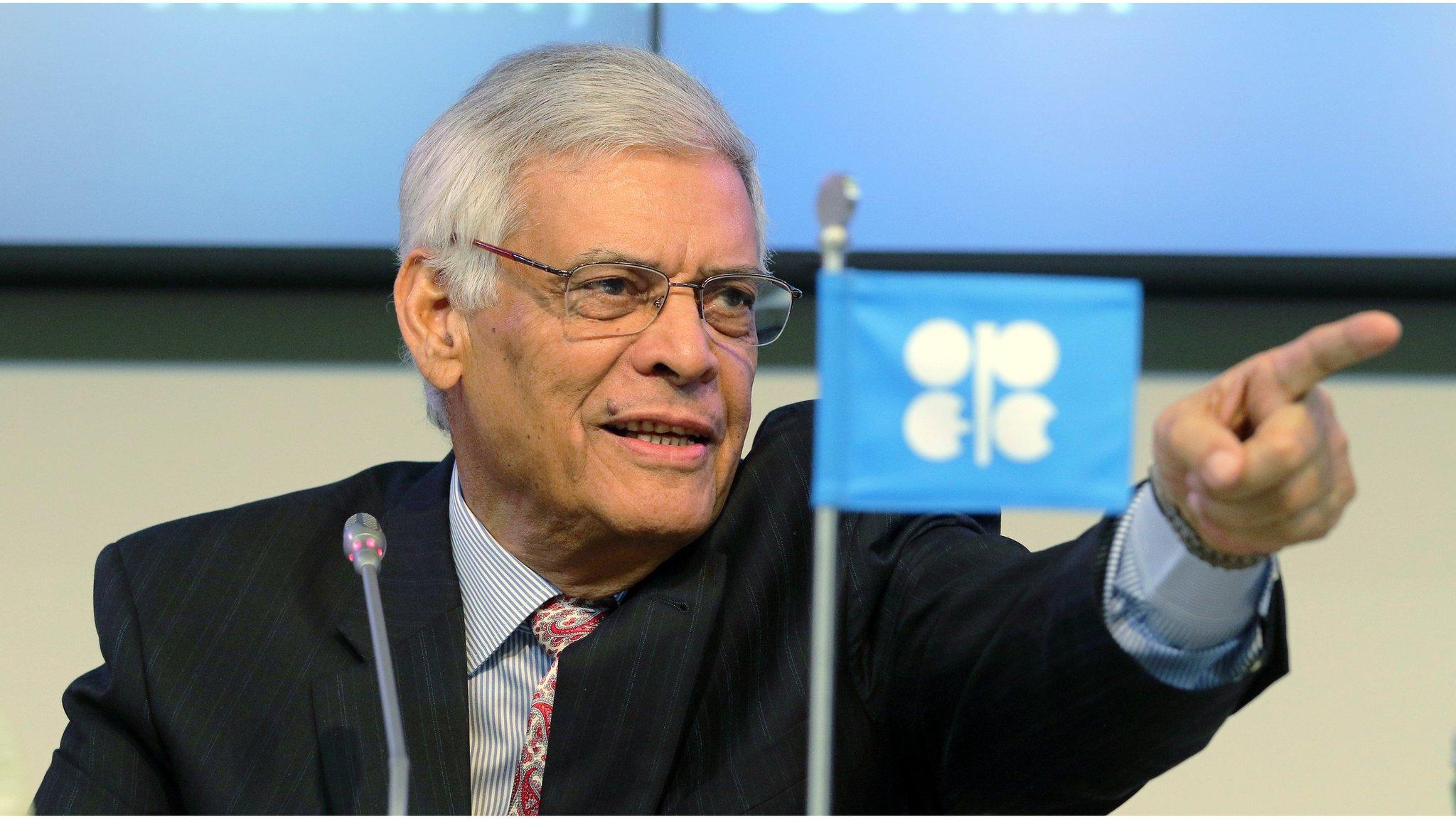 Secretary General of OPEC Abdalla Salem El-Badri of Libya