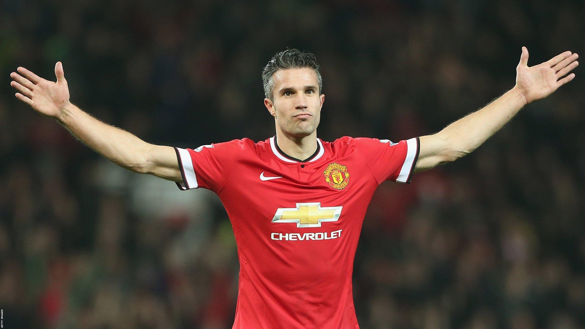 Manchester United striker Robin Van Persie