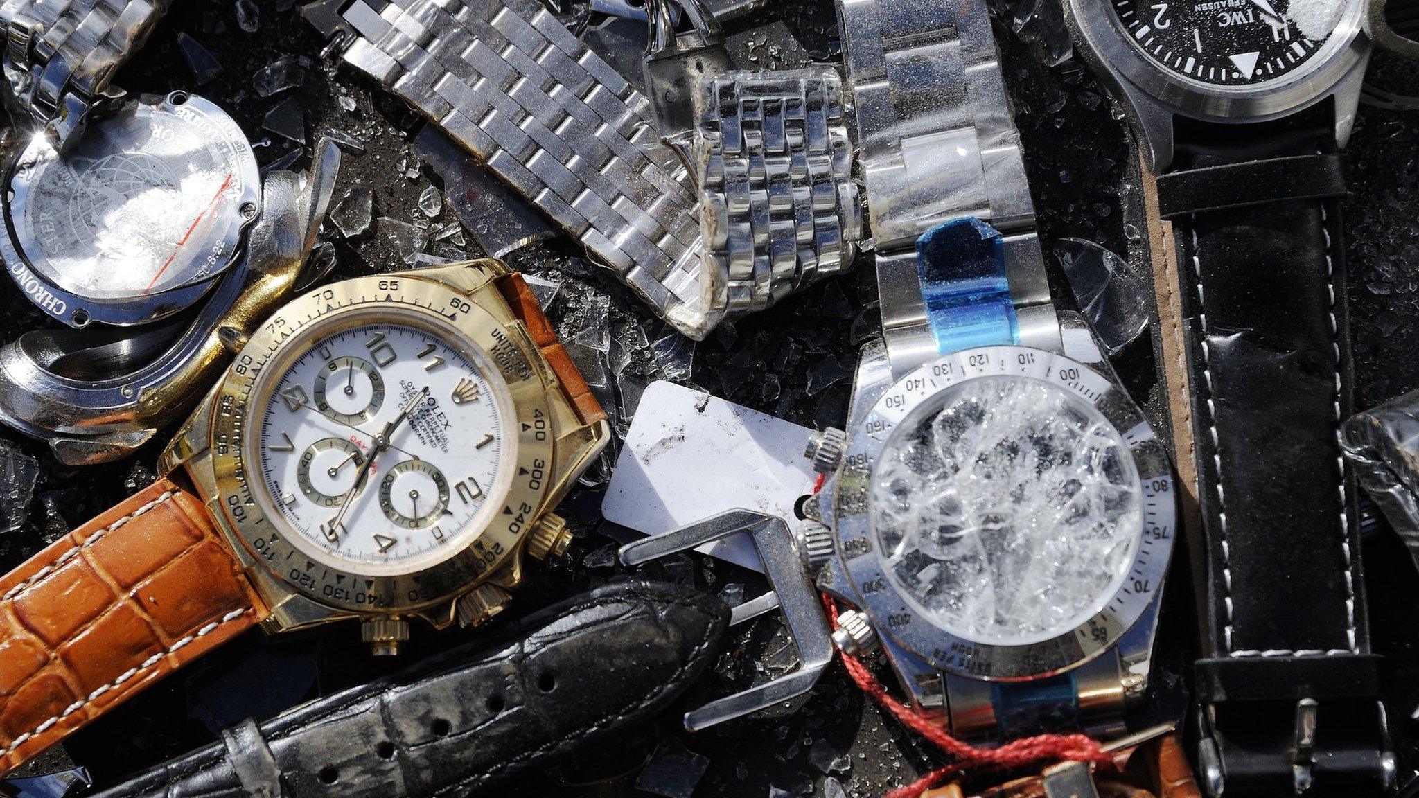 Counterfeit watches