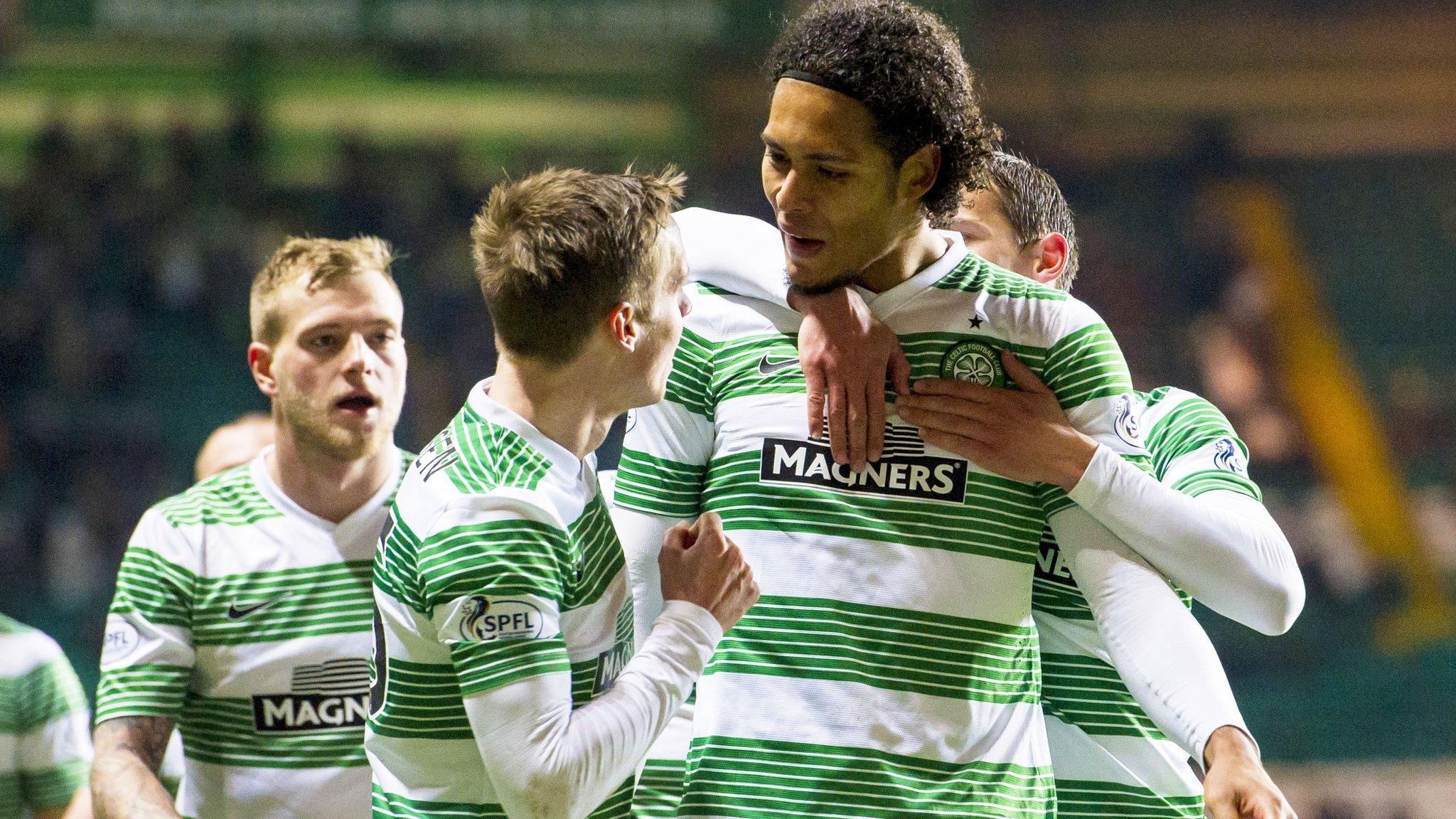 Virgil van Dijk scored the only goal at Celtic Park