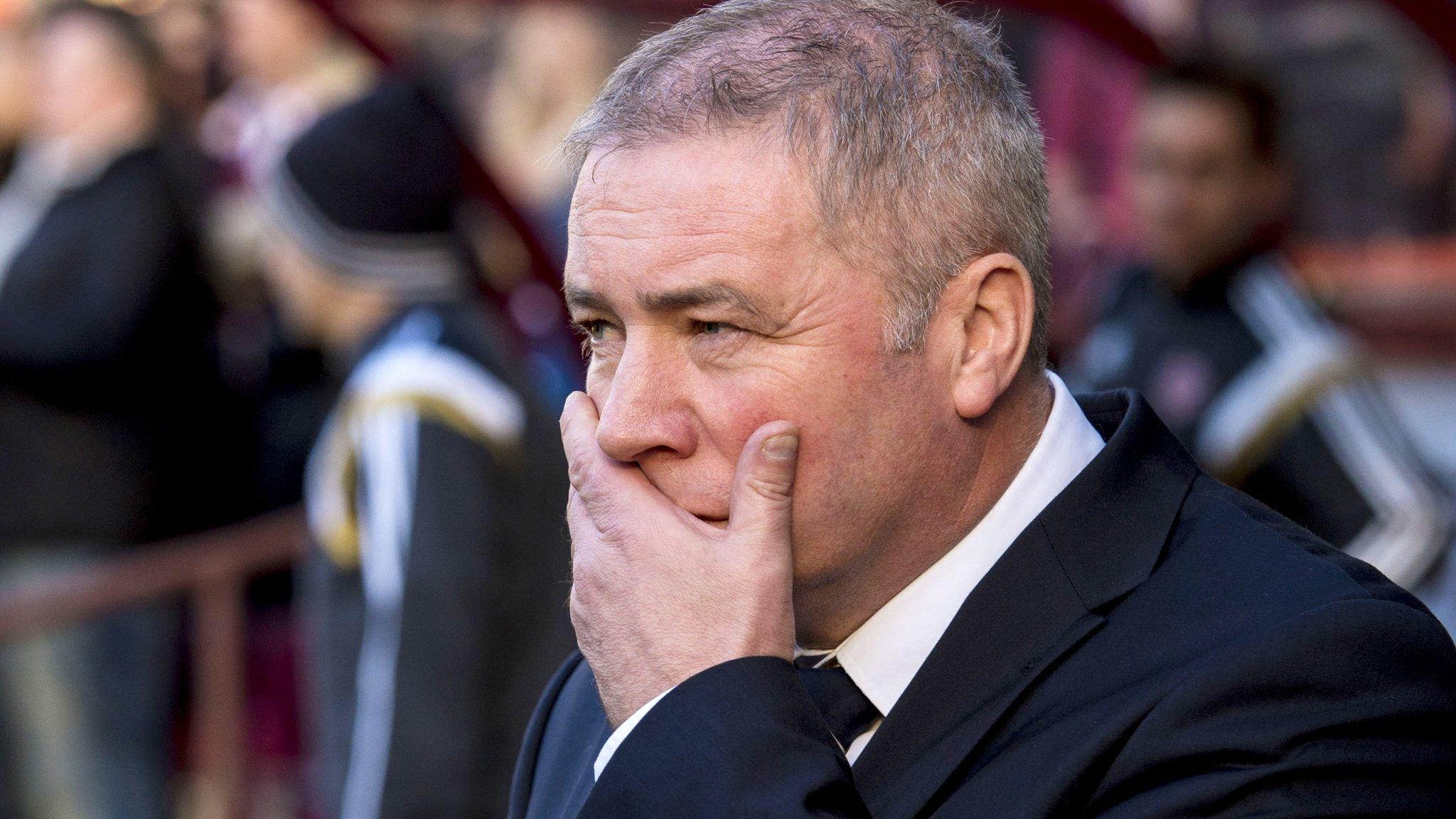 Rangers manager Ally McCoist