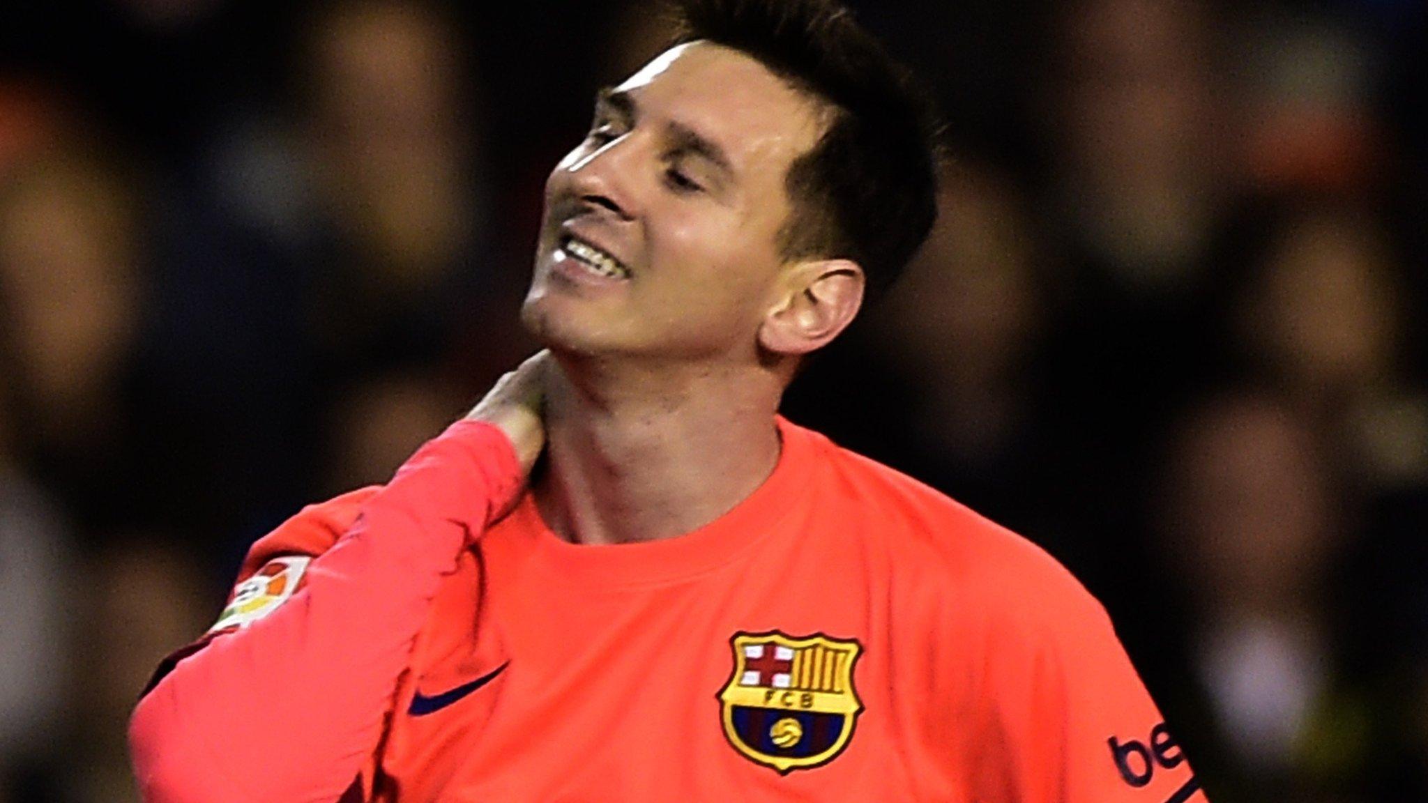 Lionel Messi has the yellow card he received in Sunday's game at Valencia rescinded