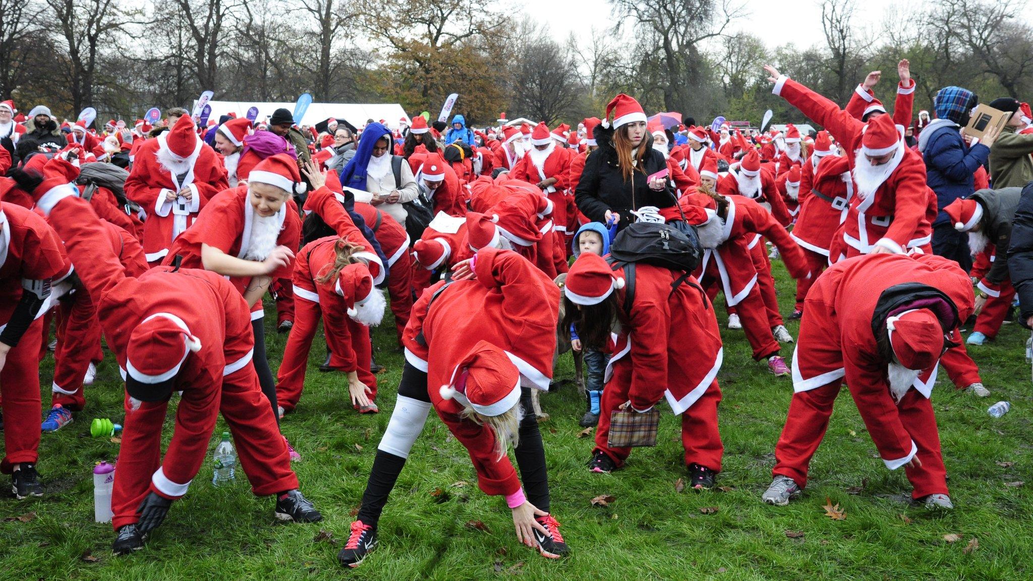 Victoria Park Santa dash