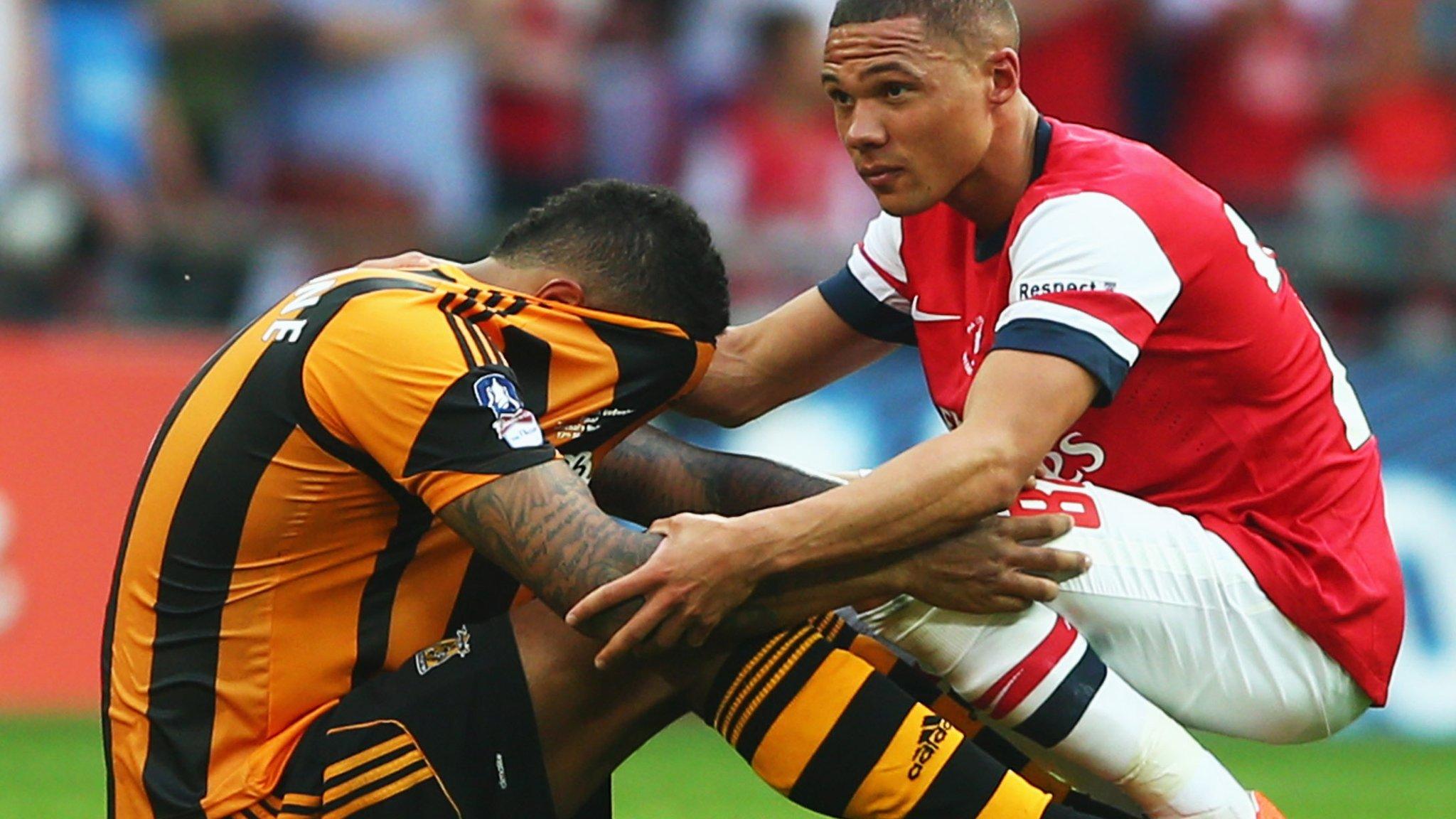 Arsenal v Hull in 2014 FA Cup final