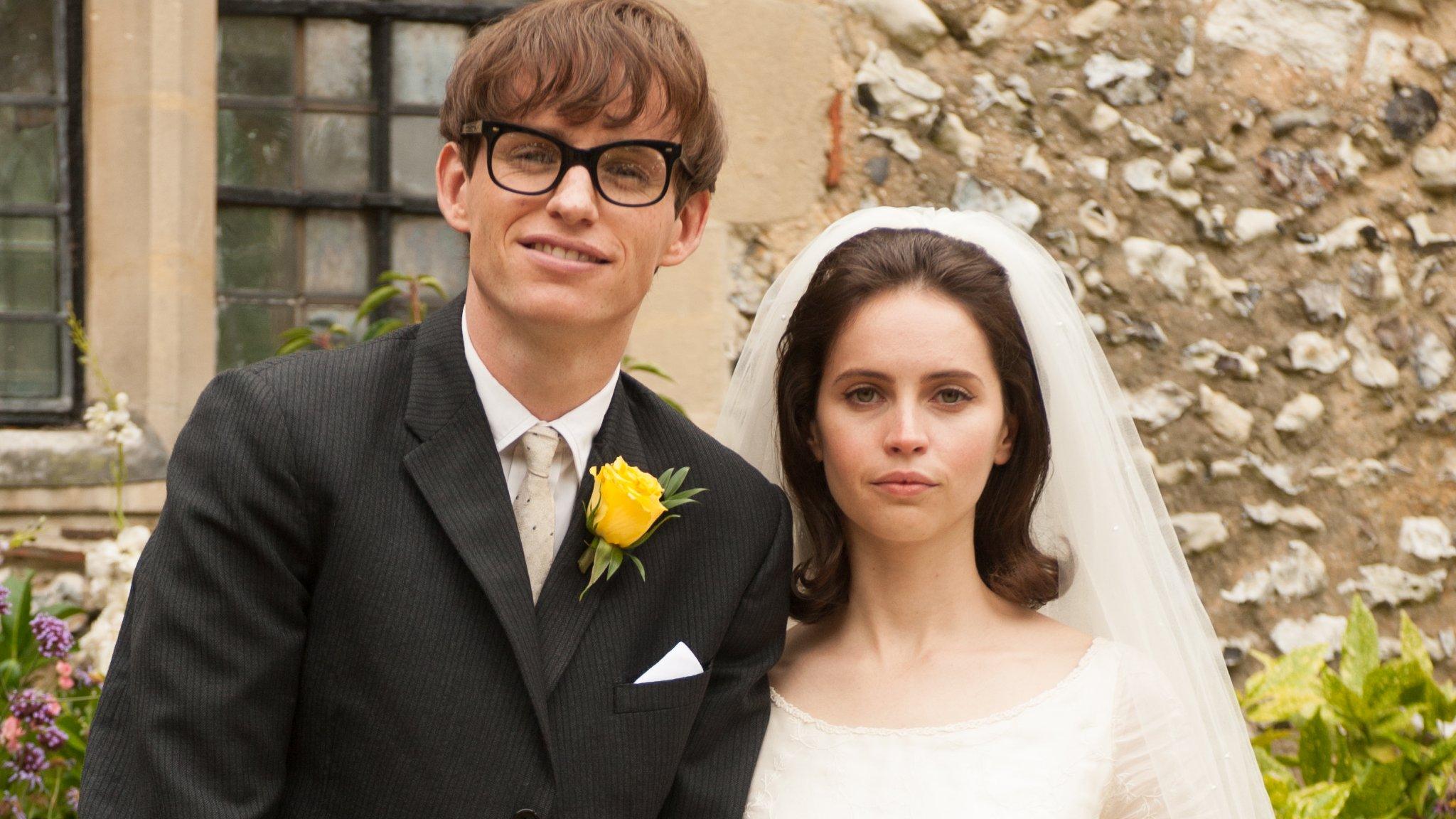 Eddie Redmayne and Felicity Jones in The Theory of Everything