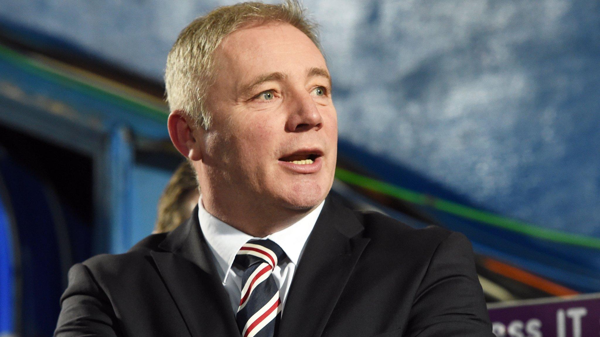 Rangers manager Ally McCoist