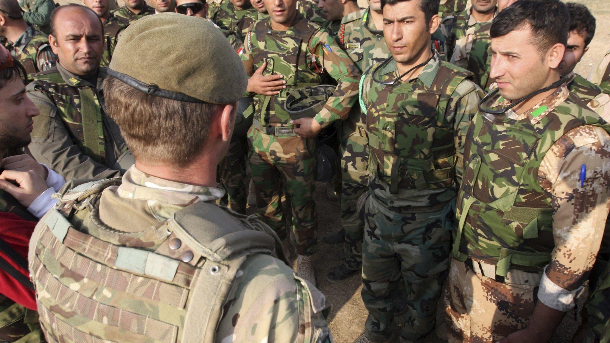 British trainer in Iraq